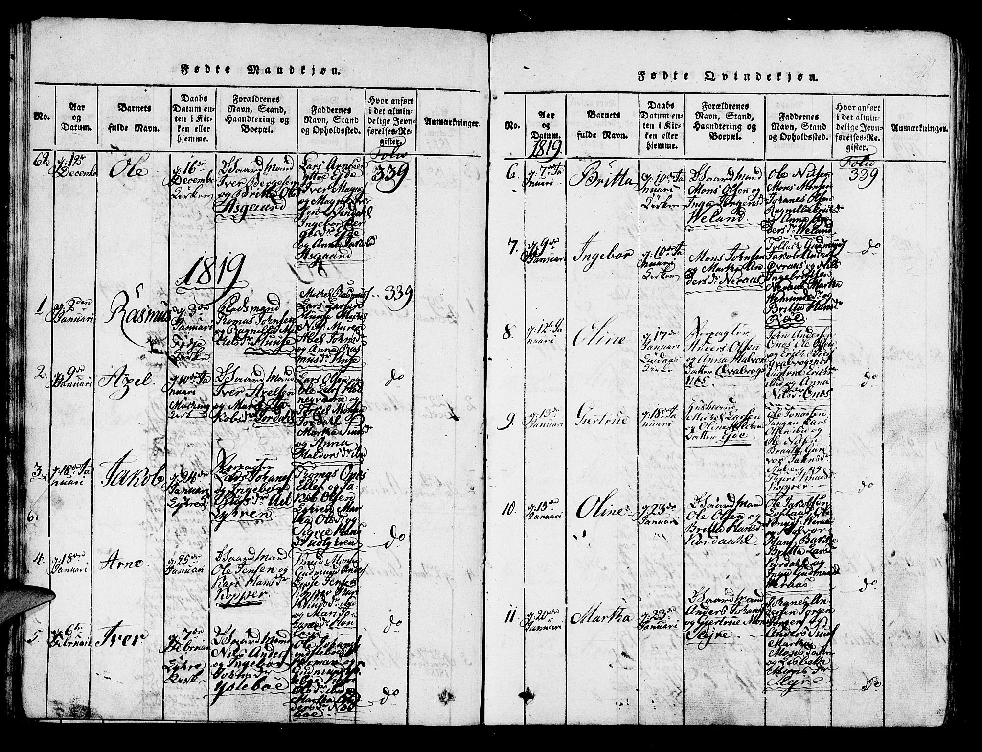 Lindås Sokneprestembete, AV/SAB-A-76701/H/Haa/Haaa/L0007: Parish register (official) no. A 7, 1816-1823, p. 41