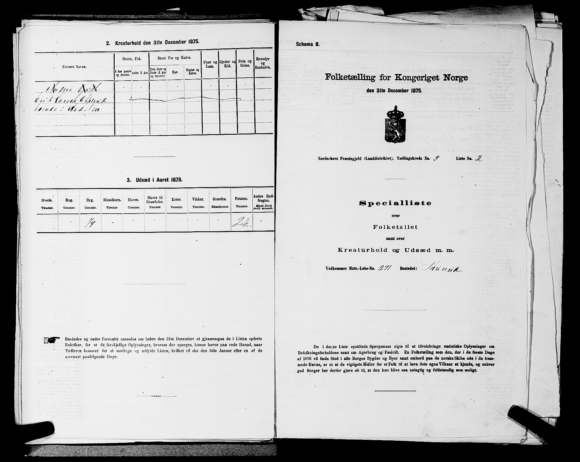 SAKO, 1875 census for 0613L Norderhov/Norderhov, Haug og Lunder, 1875, p. 1859