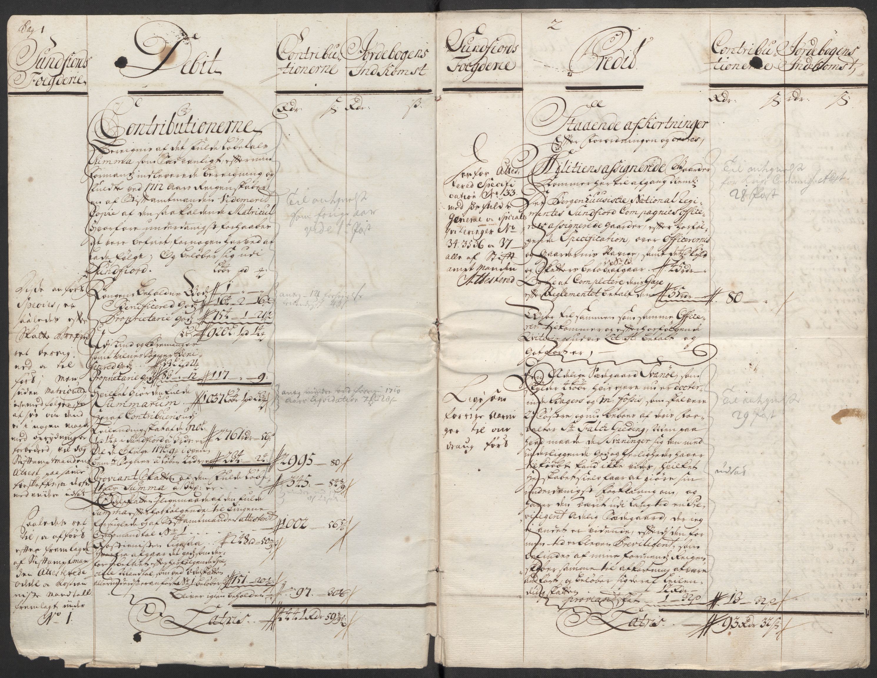 Rentekammeret inntil 1814, Reviderte regnskaper, Fogderegnskap, AV/RA-EA-4092/R53/L3437: Fogderegnskap Sunn- og Nordfjord, 1713, p. 5