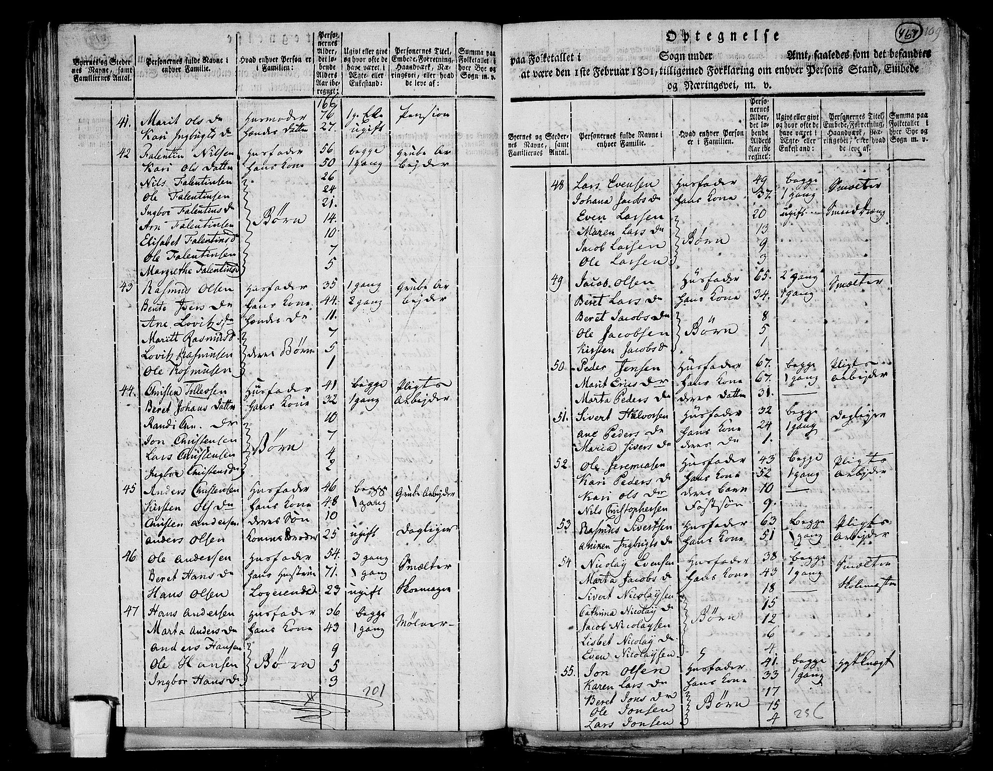 RA, 1801 census for 1638P Orkdal, 1801, p. 466b-467a