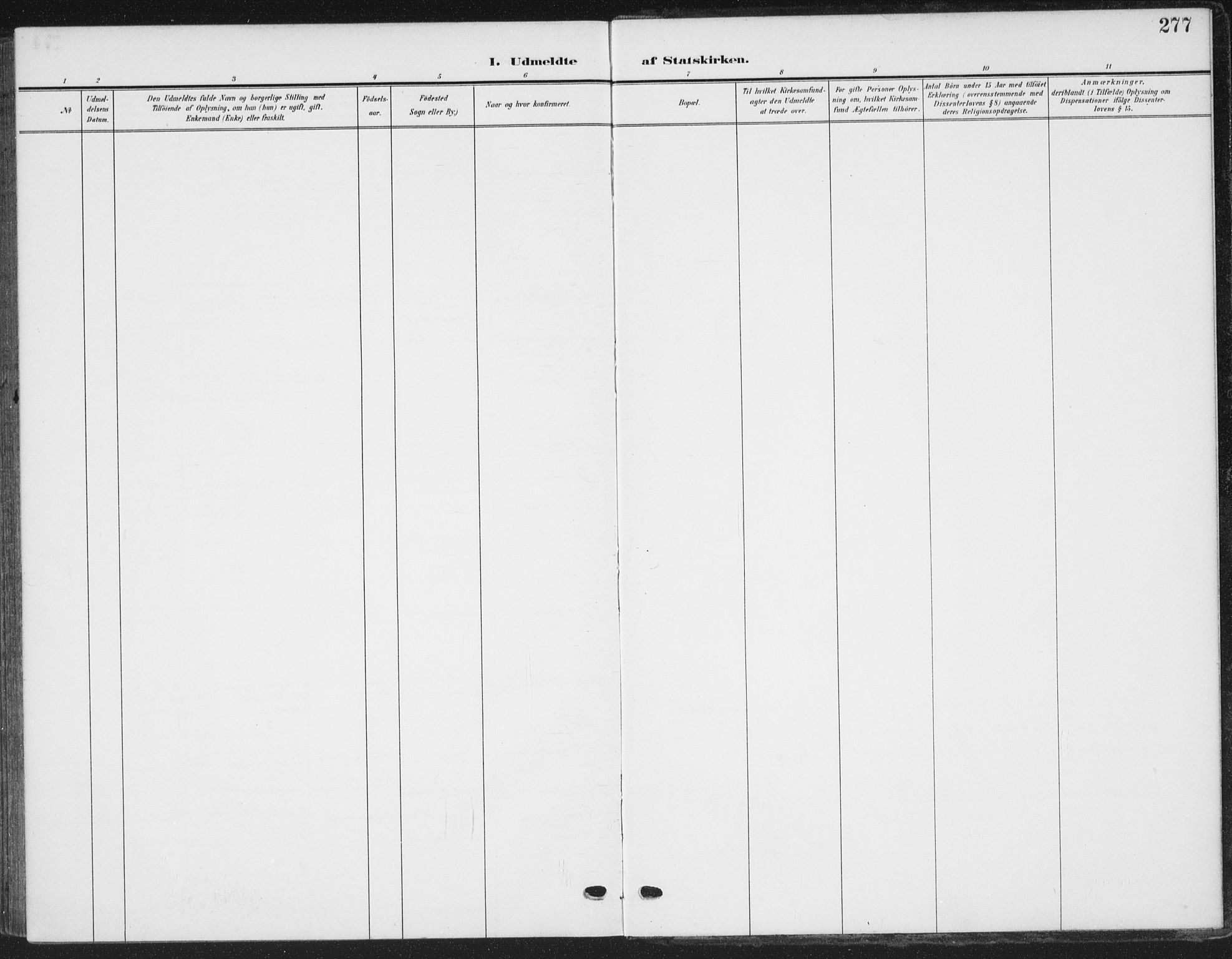 Romedal prestekontor, SAH/PREST-004/K/L0009: Parish register (official) no. 9, 1906-1929, p. 277