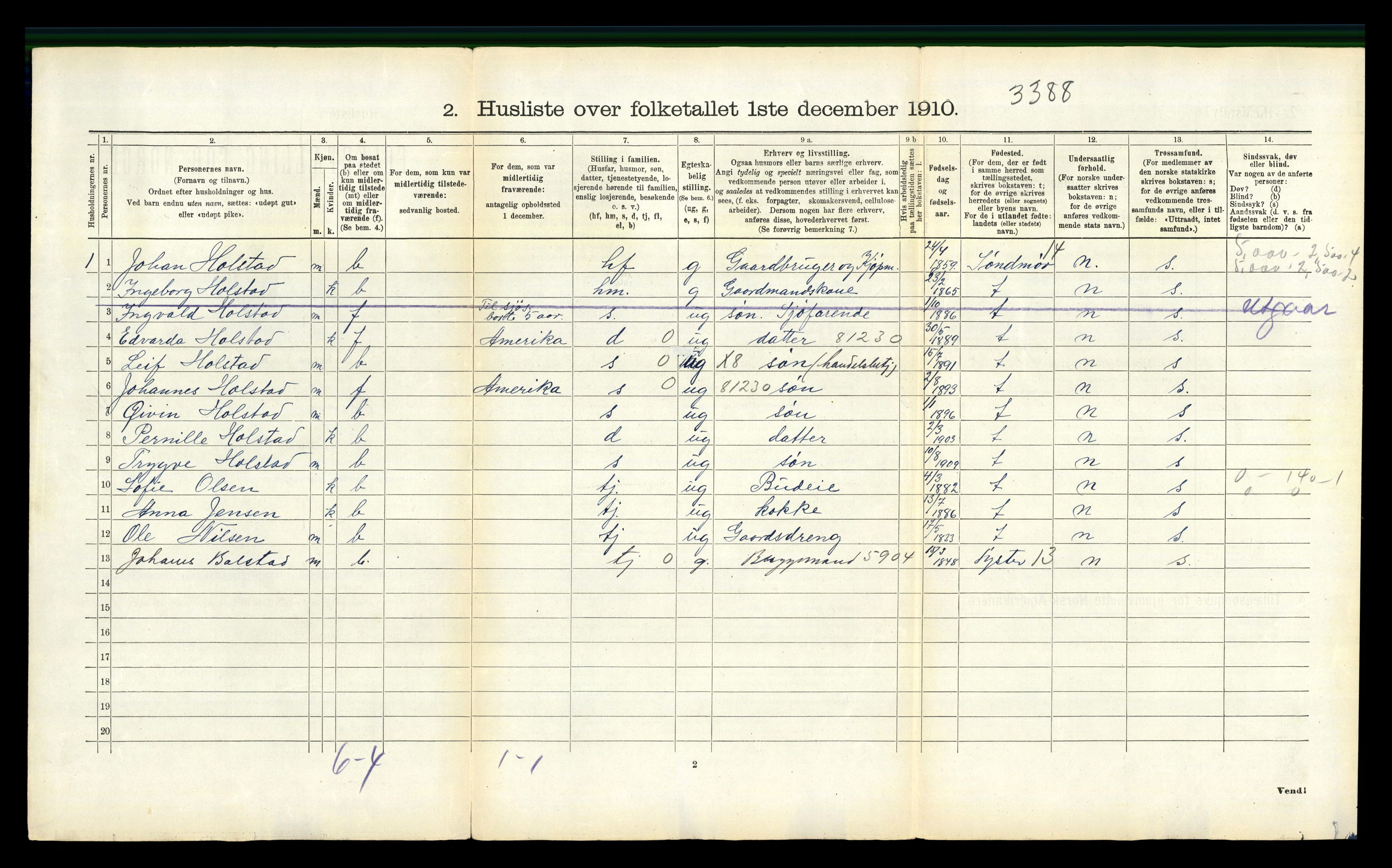 RA, 1910 census for Herøy, 1910, p. 676