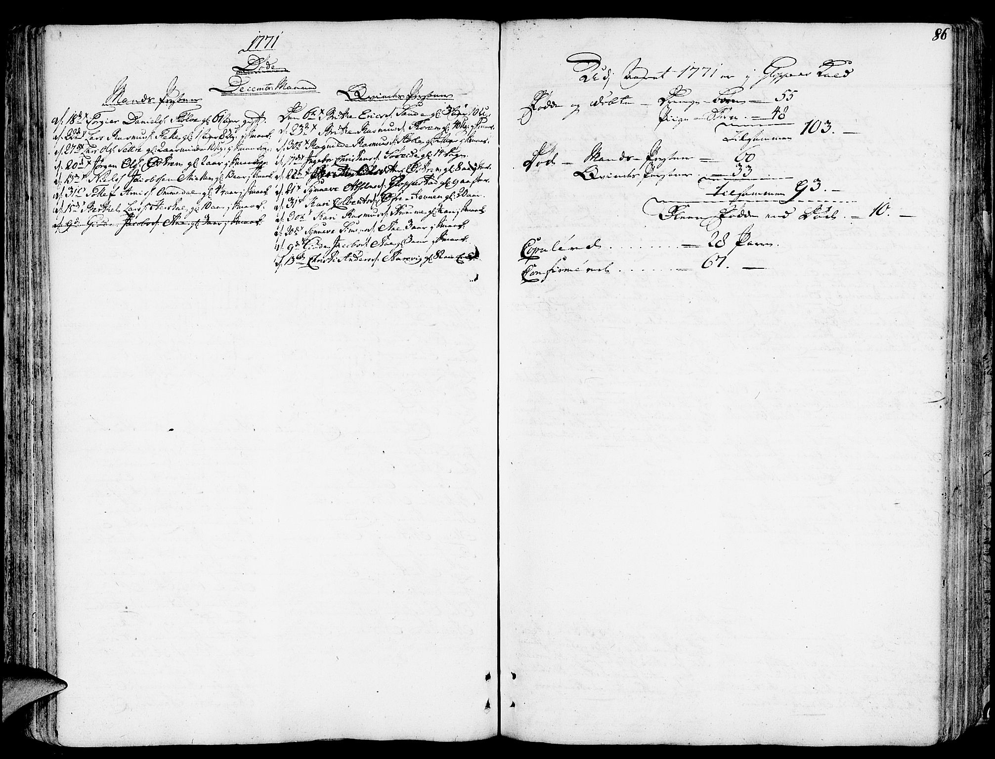 Gloppen sokneprestembete, AV/SAB-A-80101/H/Haa/Haaa/L0004: Parish register (official) no. A 4, 1758-1784, p. 86