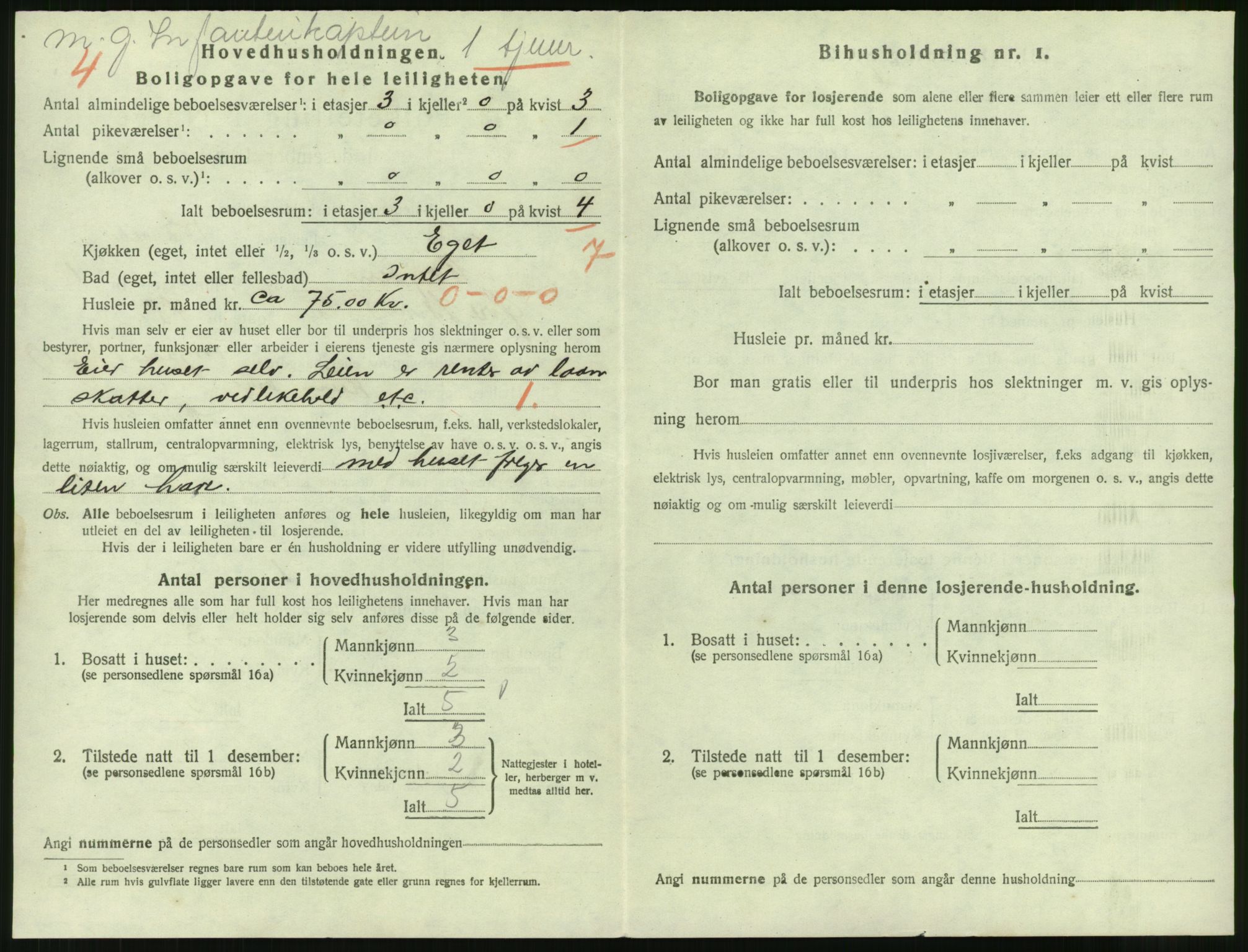 SAT, 1920 census for Mosjøen, 1920, p. 1673