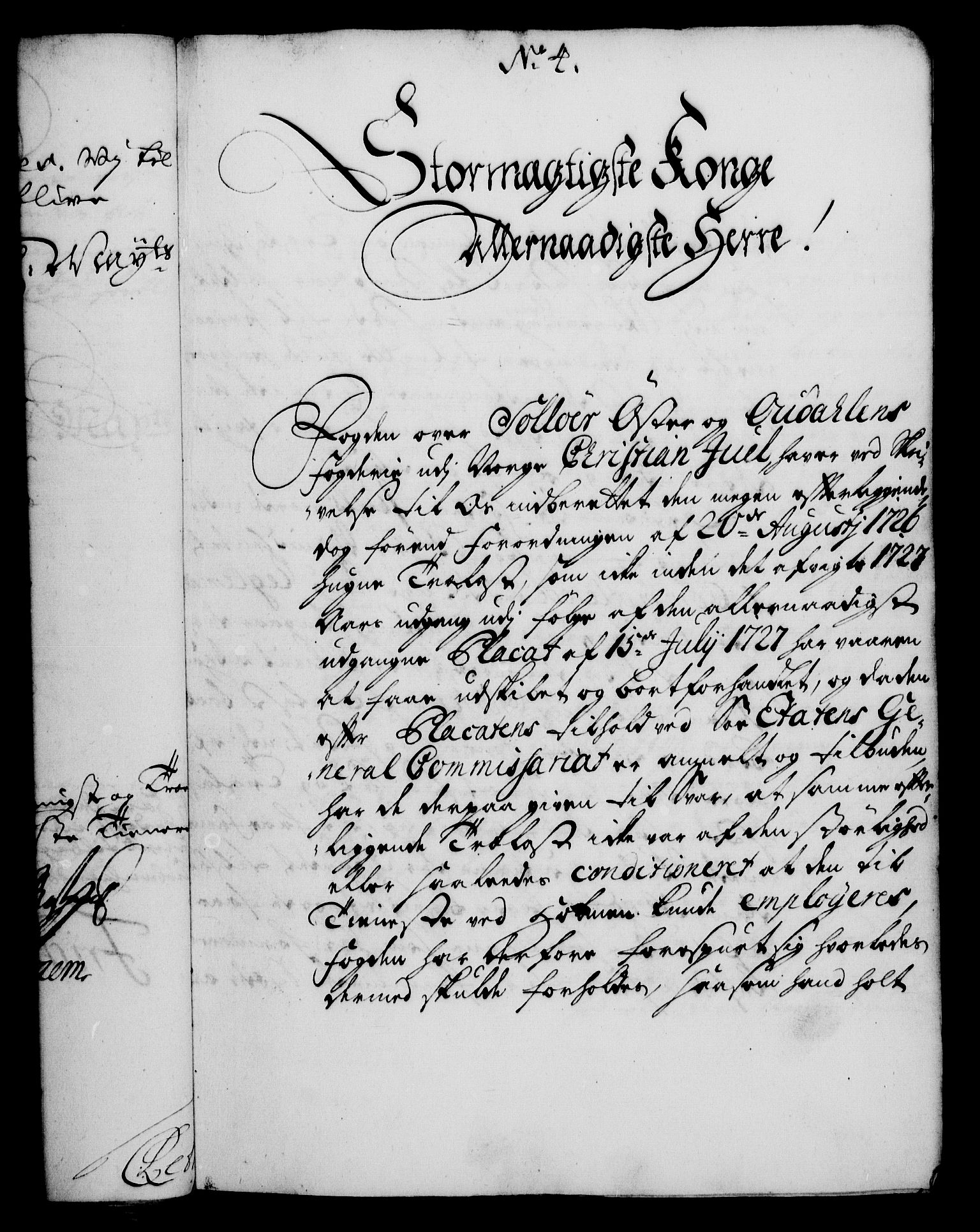 Rentekammeret, Kammerkanselliet, AV/RA-EA-3111/G/Gf/Gfa/L0011: Norsk relasjons- og resolusjonsprotokoll (merket RK 52.11), 1728, p. 47