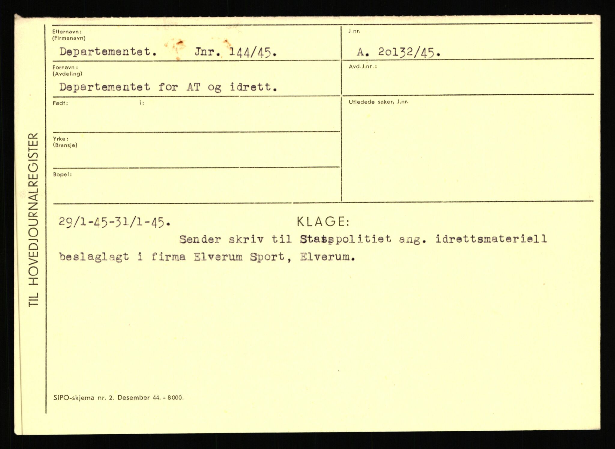 Statspolitiet - Hovedkontoret / Osloavdelingen, AV/RA-S-1329/C/Ca/L0003: Brechan - Eichinger	, 1943-1945, p. 3347