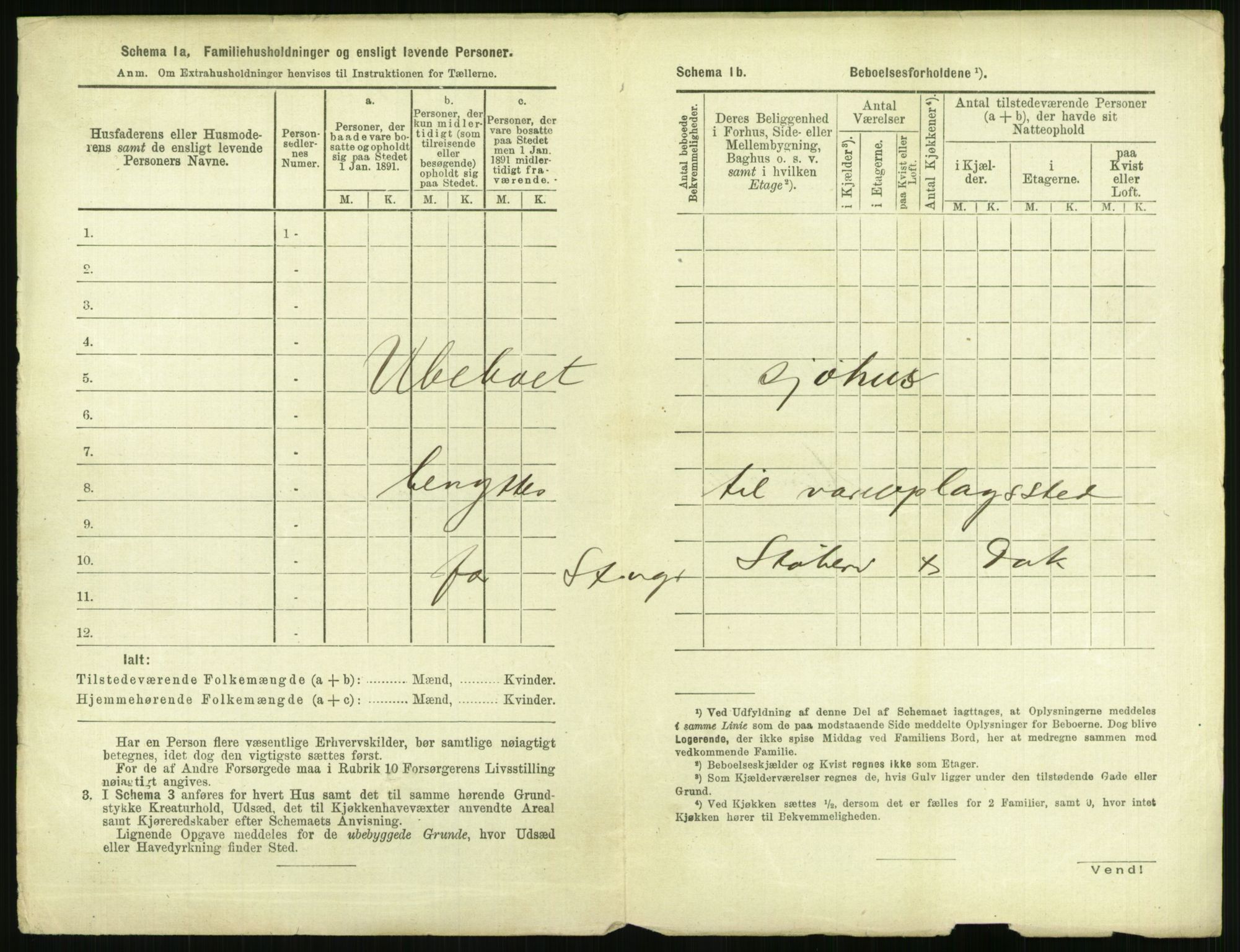 RA, 1891 census for 1103 Stavanger, 1891, p. 3586