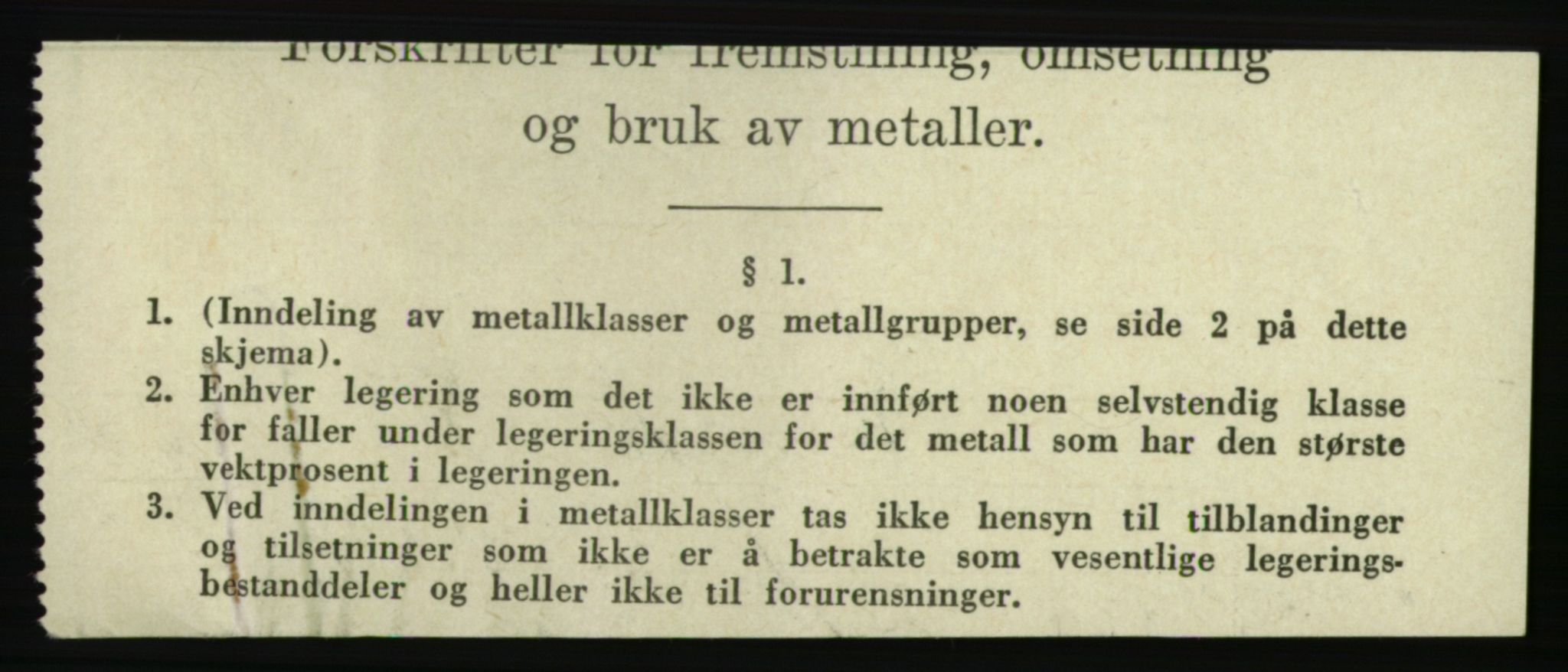 Direktoratet for industriforsyning, Sekretariatet, RA/S-4153/D/Df/L0054: 9. Metallkontoret, 1940-1945, p. 2620