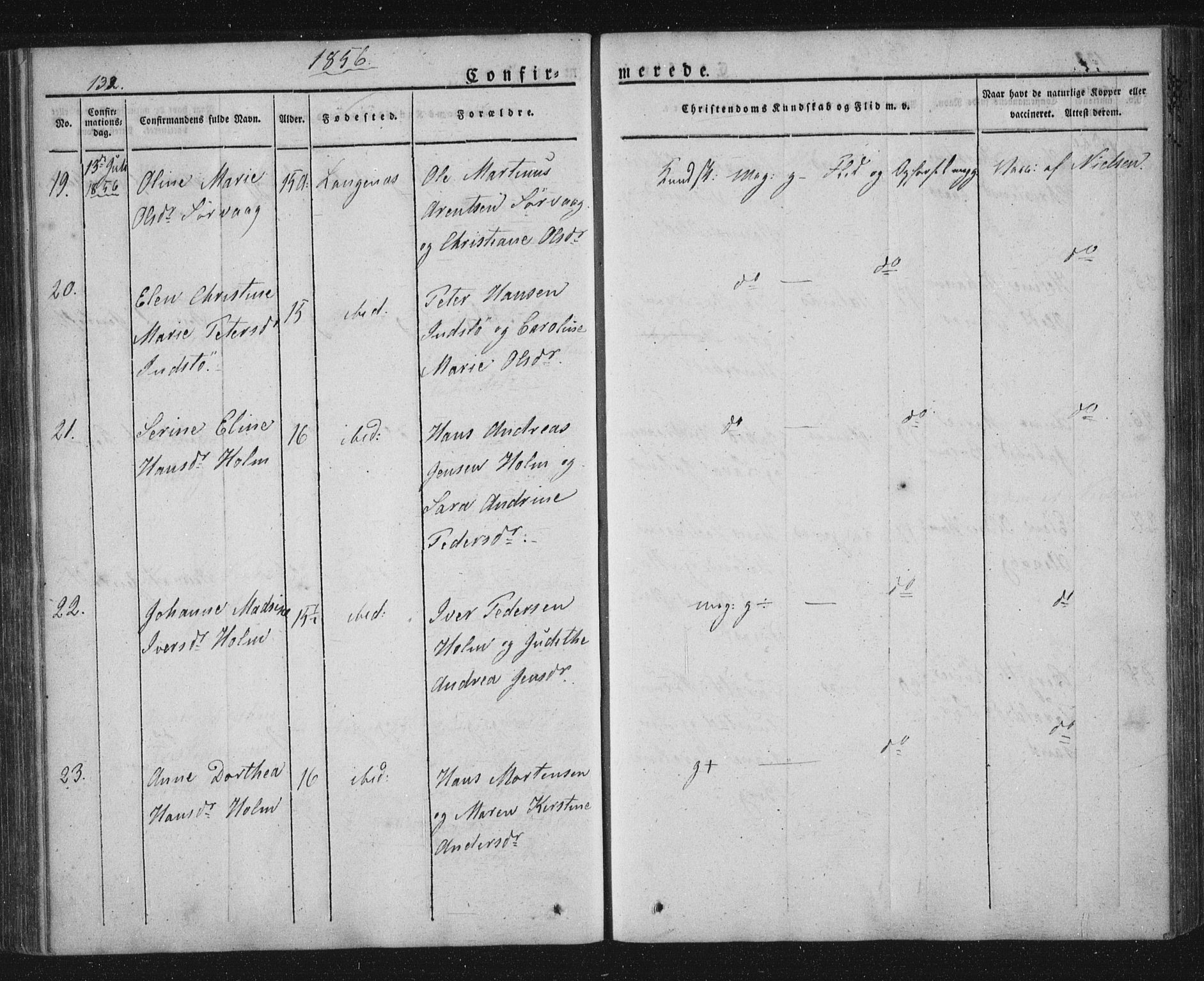 Ministerialprotokoller, klokkerbøker og fødselsregistre - Nordland, SAT/A-1459/893/L1332: Parish register (official) no. 893A05, 1841-1858, p. 132