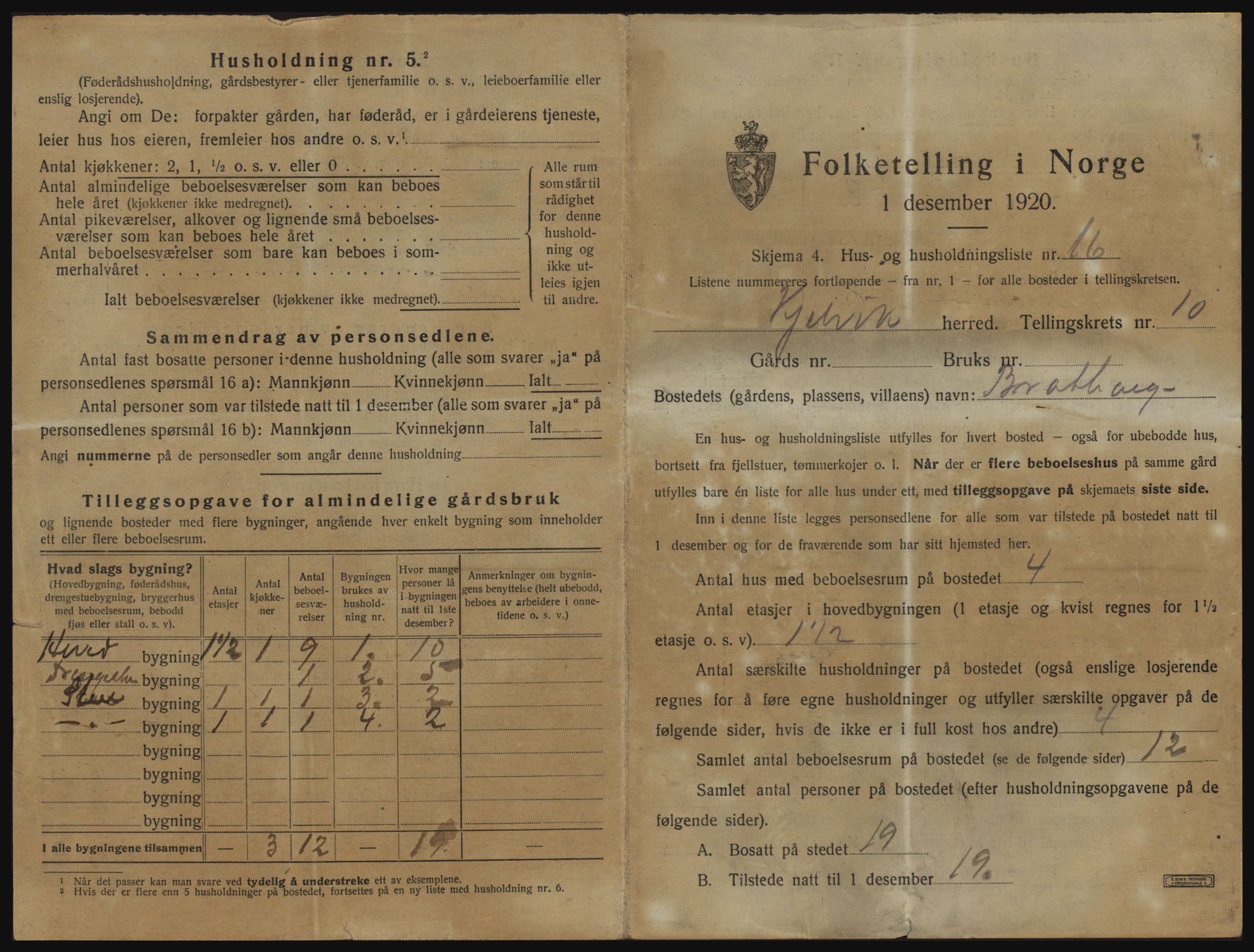 SATØ, 1920 census for Kjelvik, 1920, p. 1140