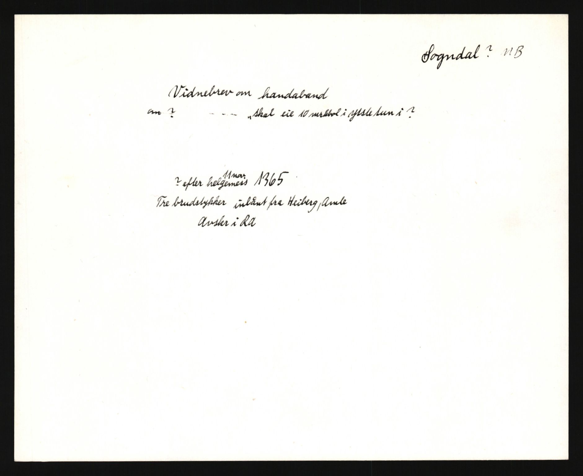 Riksarkivets diplomsamling, AV/RA-EA-5965/F35/F35e/L0030: Registreringssedler Sogn og Fjordane, 1400-1700, p. 179