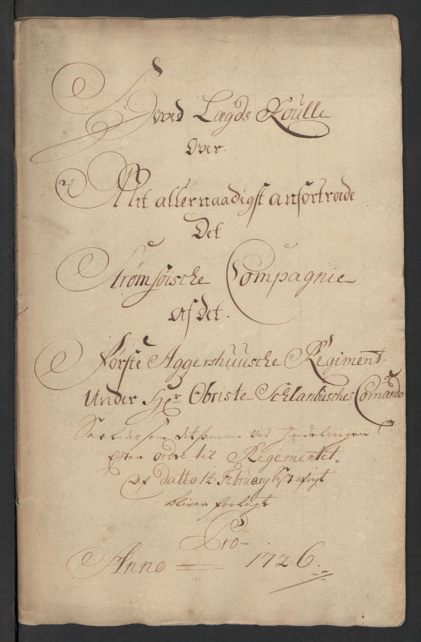 Rentekammeret inntil 1814, Realistisk ordnet avdeling, RA/EA-4070/Ki/L0015: [S14]: Hovedlegdsruller, 1726, p. 249