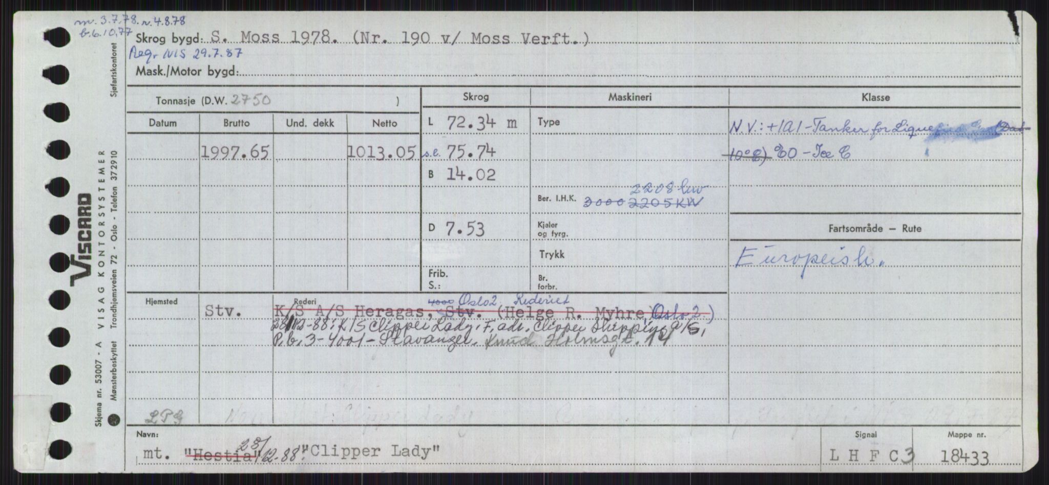 Sjøfartsdirektoratet med forløpere, Skipsmålingen, RA/S-1627/H/Ha/L0001/0002: Fartøy, A-Eig / Fartøy Bjør-Eig, p. 665