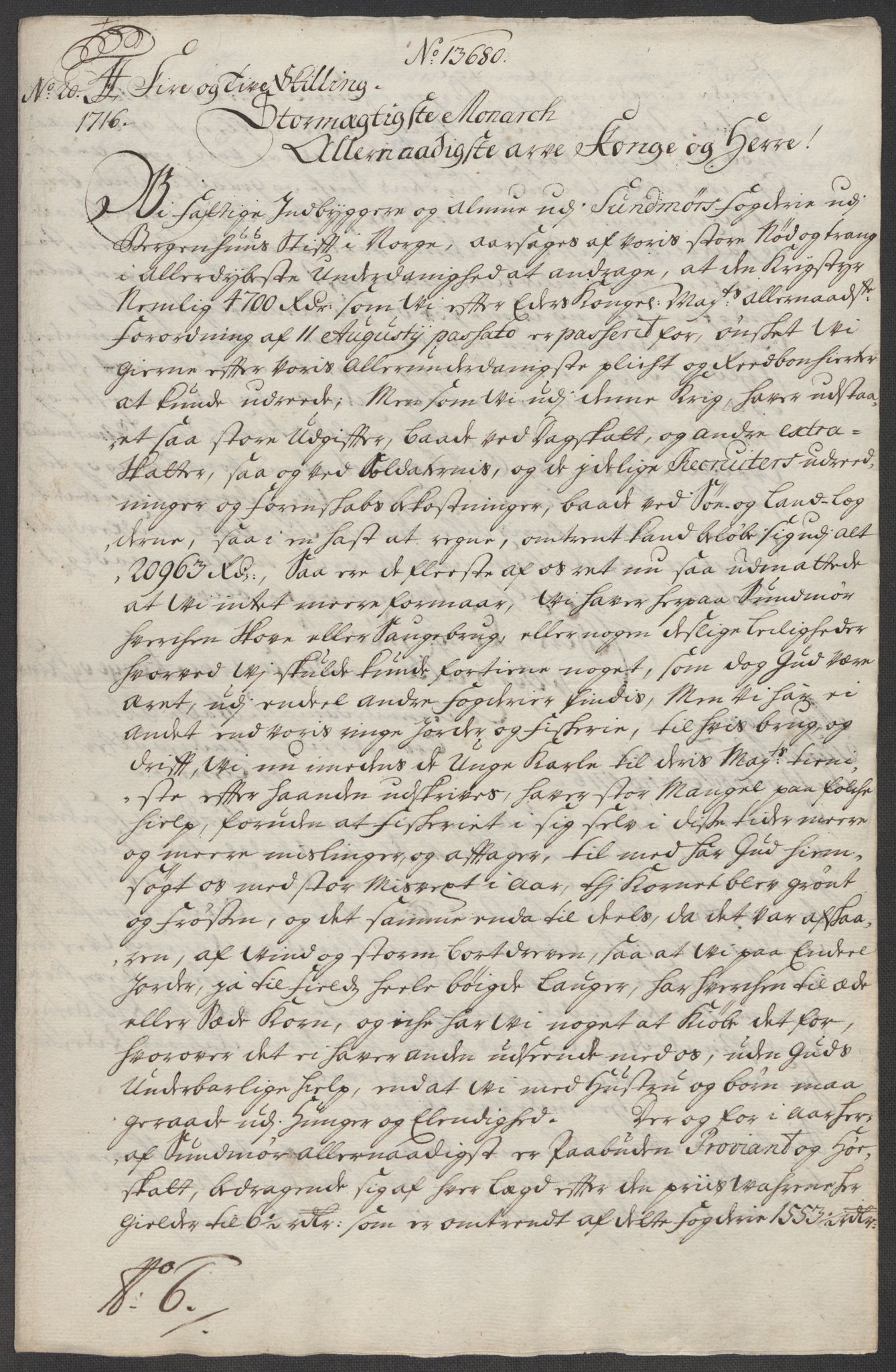 Rentekammeret inntil 1814, Reviderte regnskaper, Fogderegnskap, AV/RA-EA-4092/R54/L3568: Fogderegnskap Sunnmøre, 1716, p. 69