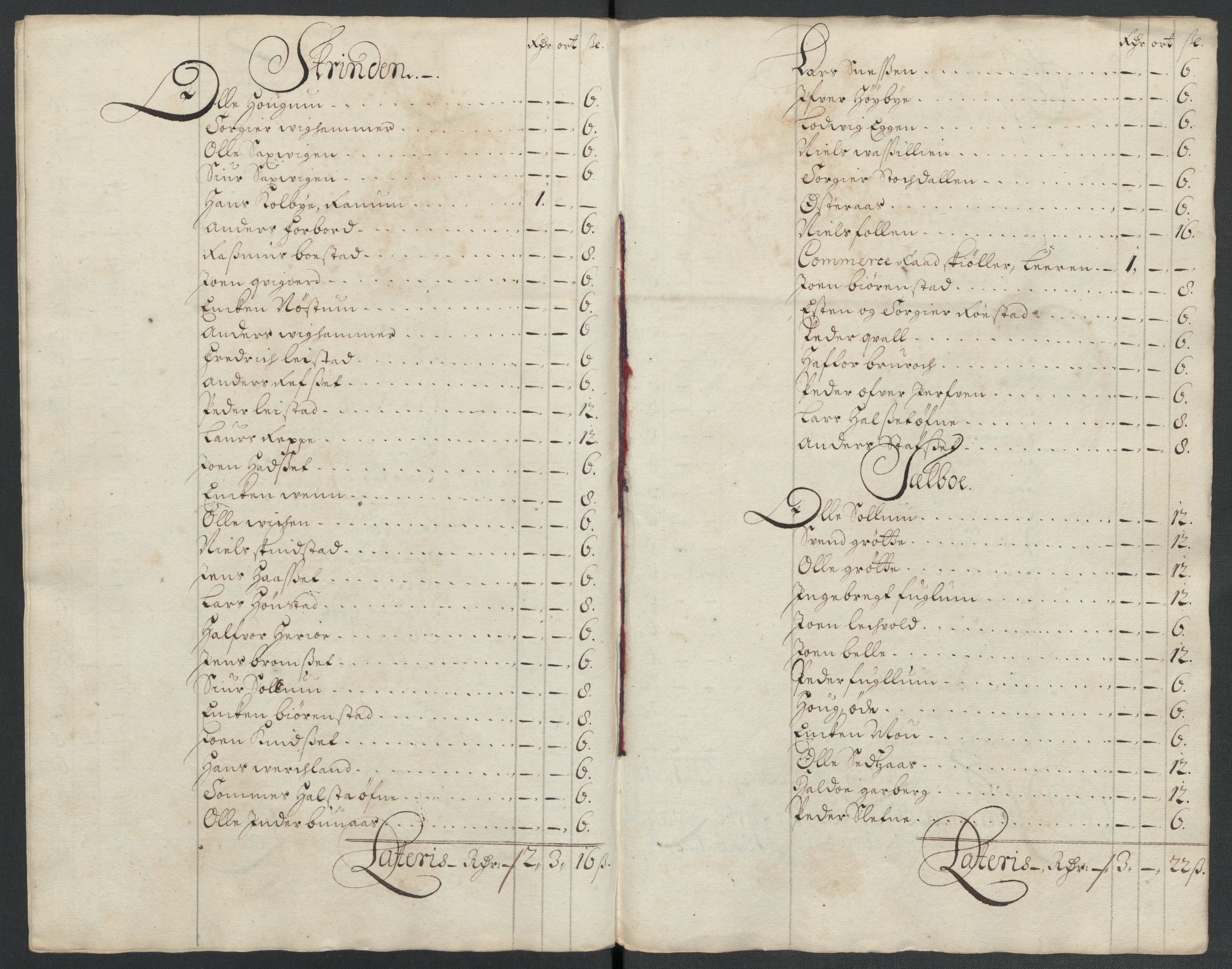 Rentekammeret inntil 1814, Reviderte regnskaper, Fogderegnskap, RA/EA-4092/R61/L4107: Fogderegnskap Strinda og Selbu, 1698-1700, p. 108