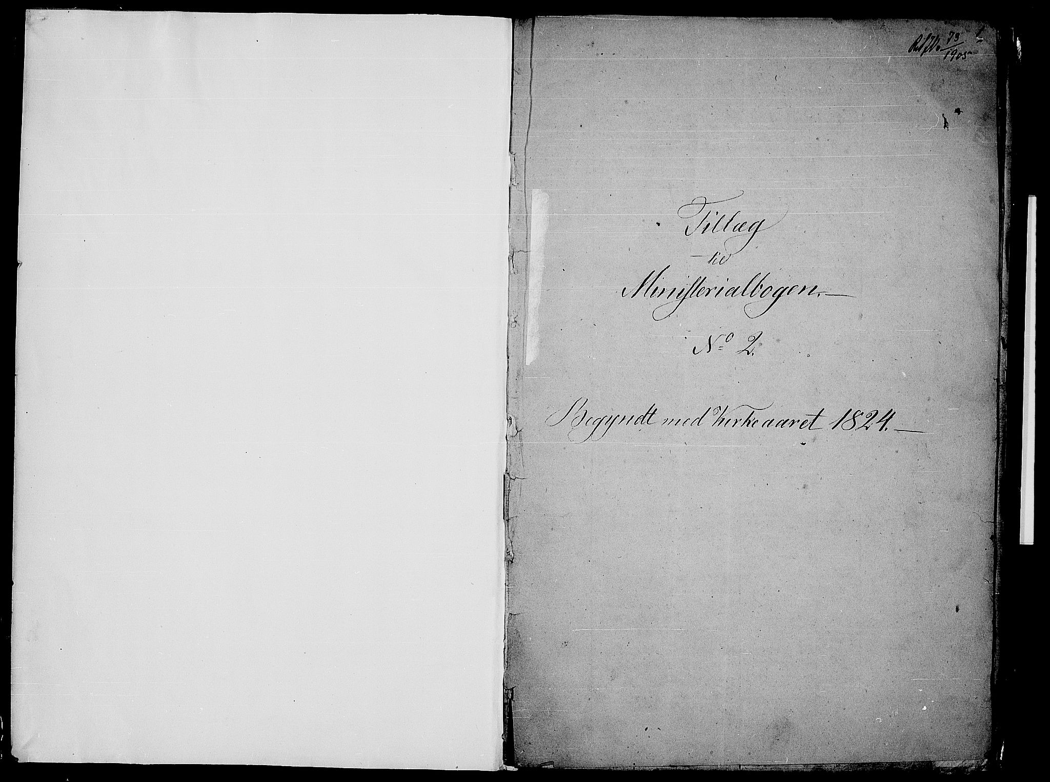 Ringsaker prestekontor, AV/SAH-PREST-014/L/La/L0003: Parish register (copy) no. 3, 1824-1826, p. 0-1