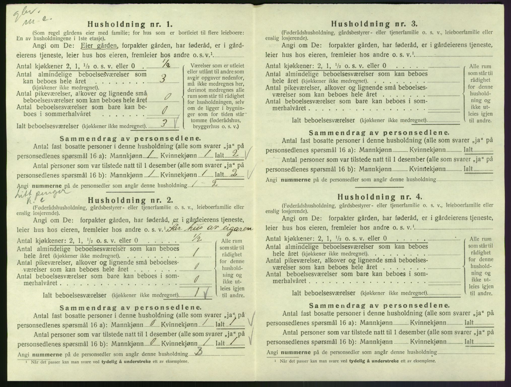 SAK, 1920 census for Finsland, 1920, p. 367