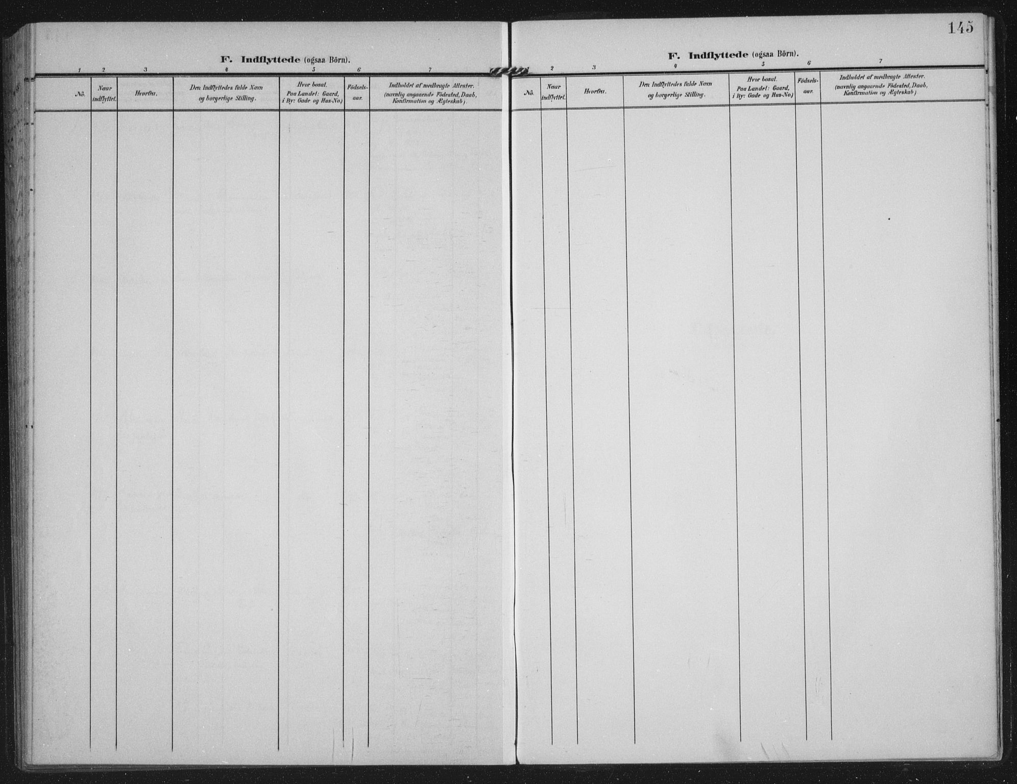 Kopervik sokneprestkontor, AV/SAST-A-101850/H/Ha/Haa/L0003: Parish register (official) no. A 3, 1906-1924, p. 145