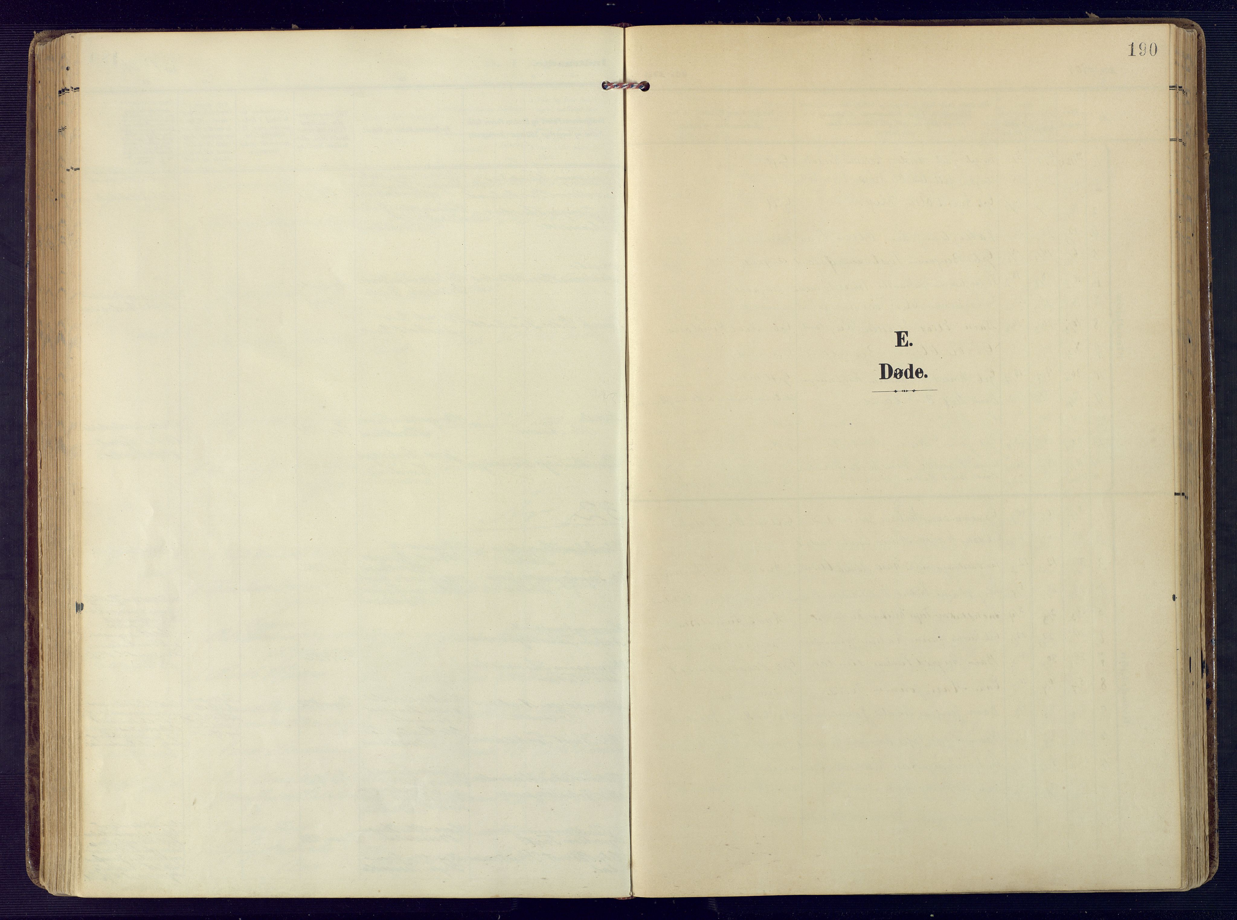 Birkenes sokneprestkontor, SAK/1111-0004/F/Fa/L0006: Parish register (official) no. A 6, 1908-1932, p. 190