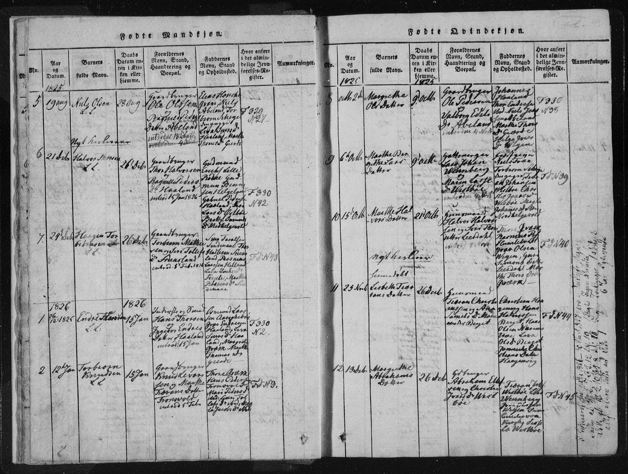 Vikedal sokneprestkontor, AV/SAST-A-101840/01/IV: Parish register (official) no. A 4, 1816-1850, p. 14