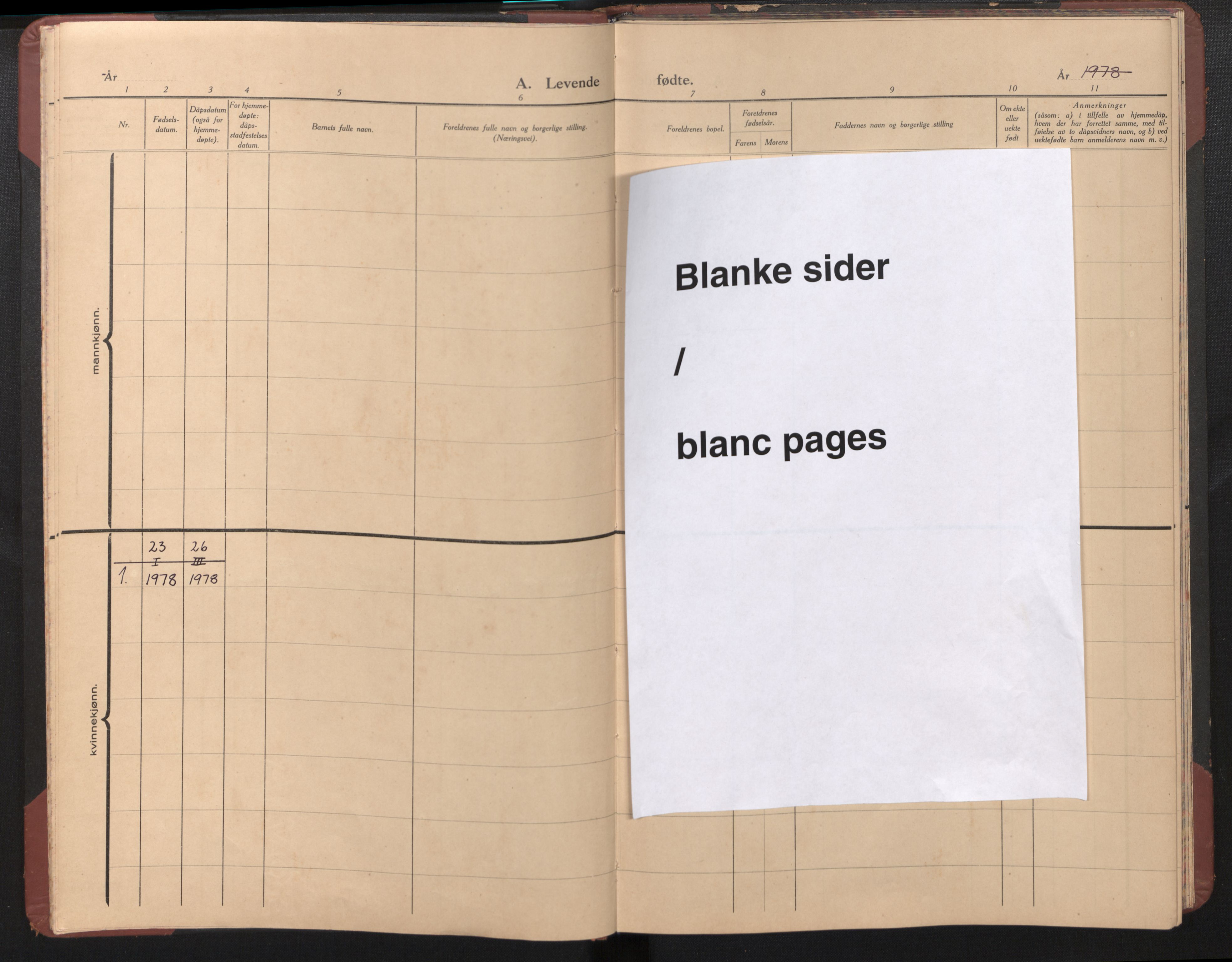 Den norske sjømannsmisjon i utlandet/Aruba, AV/SAB-SAB/PA-0122/H/Ha/L0001: Parish register (official) no. A 1, 1948-1972