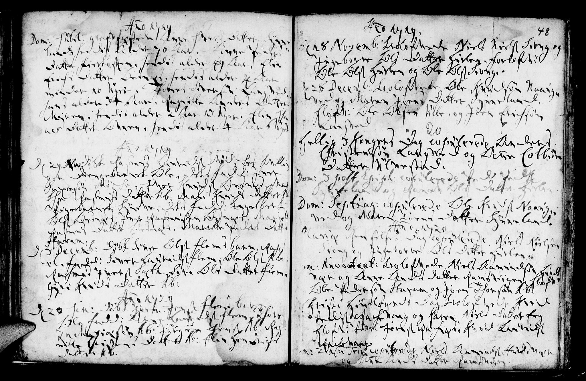 Ministerialprotokoller, klokkerbøker og fødselsregistre - Møre og Romsdal, AV/SAT-A-1454/536/L0491: Parish register (official) no. 536A01 /1, 1689-1737, p. 48