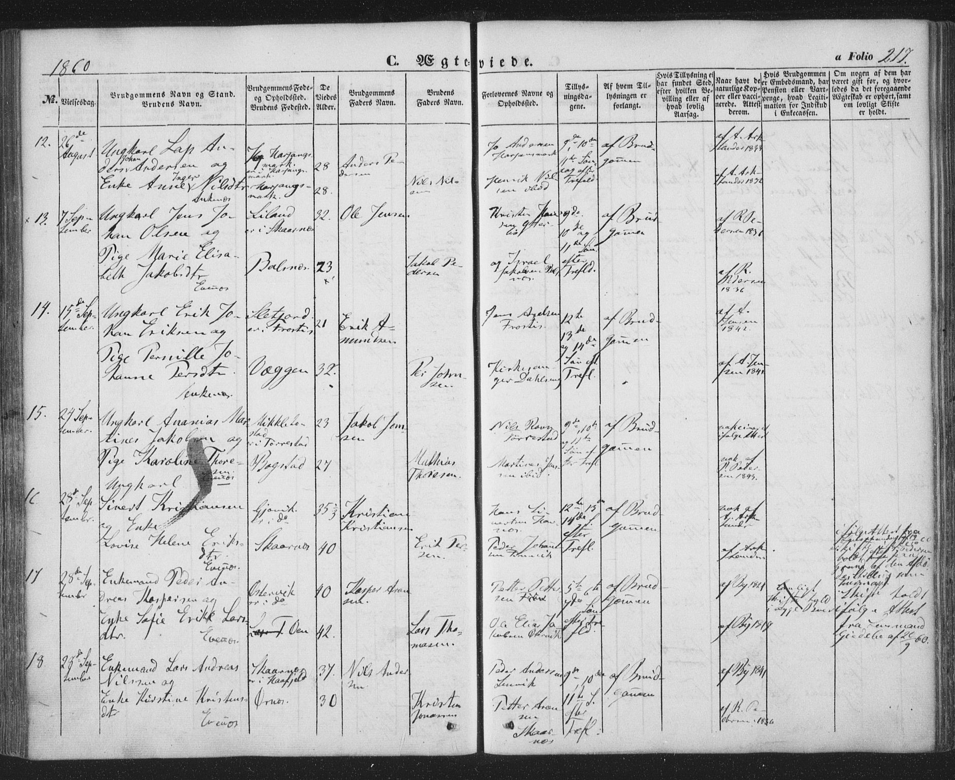 Ministerialprotokoller, klokkerbøker og fødselsregistre - Nordland, AV/SAT-A-1459/863/L0895: Parish register (official) no. 863A07, 1851-1860, p. 217