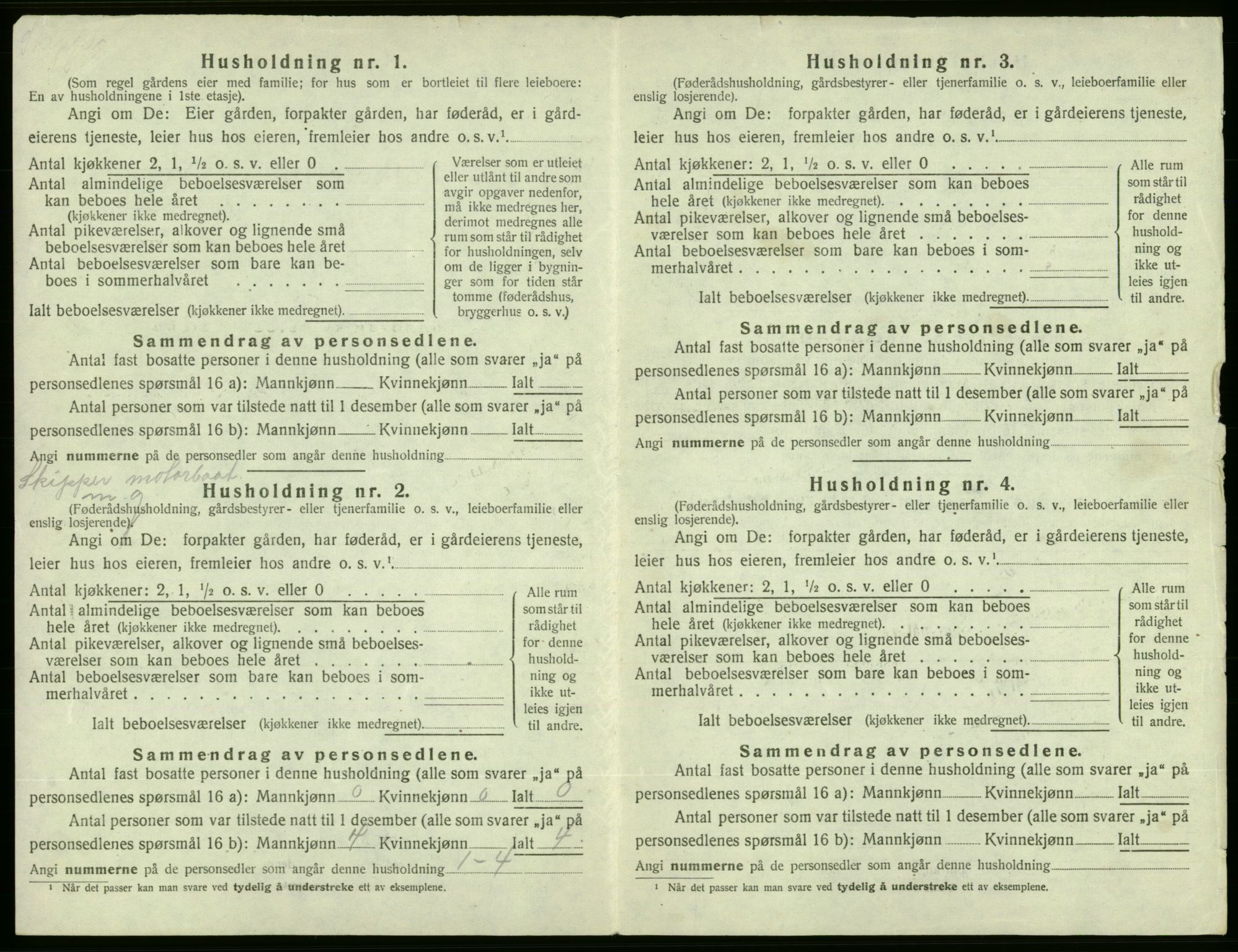 SAB, 1920 census for Etne, 1920, p. 873