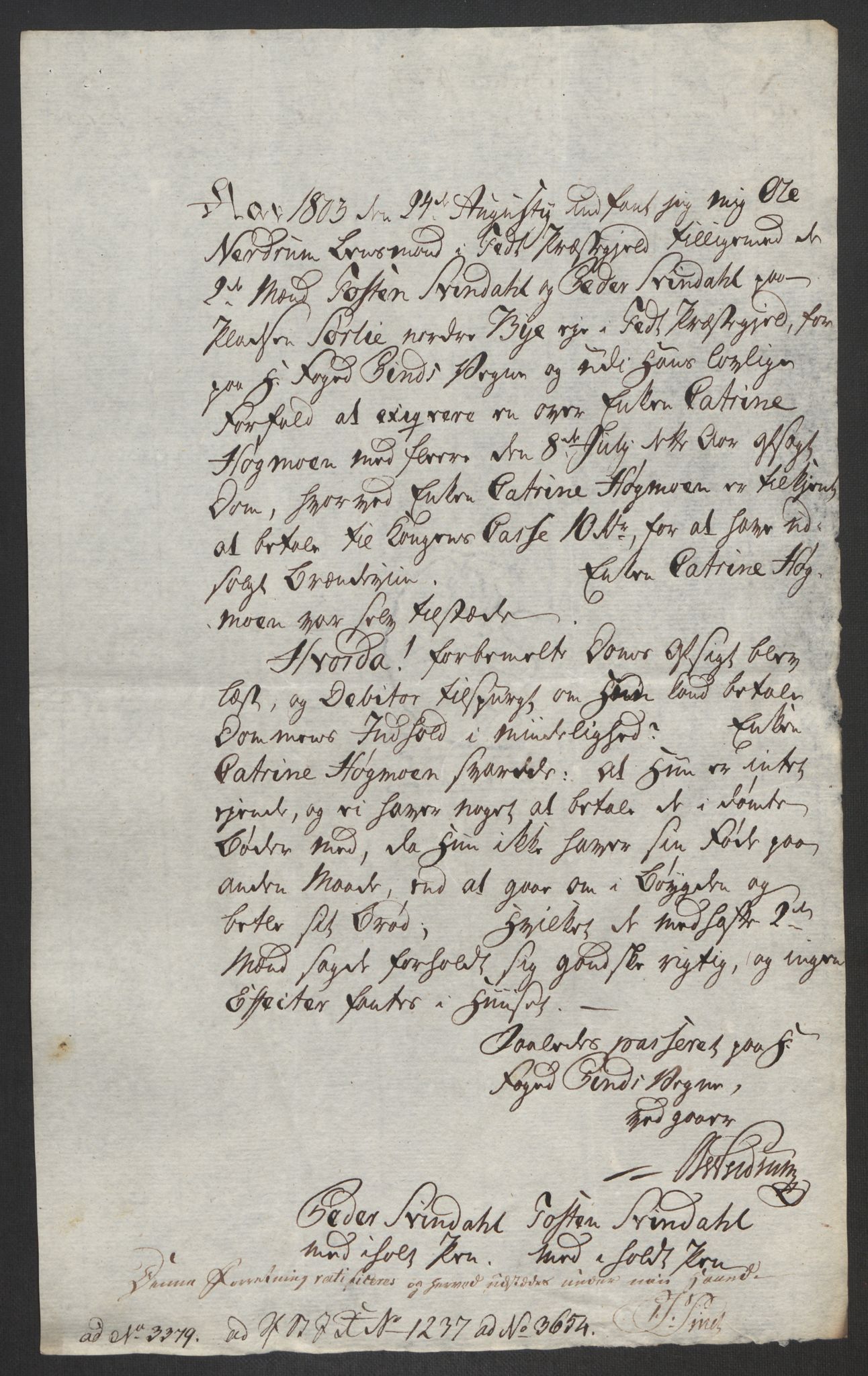 Rentekammeret inntil 1814, Reviderte regnskaper, Fogderegnskap, AV/RA-EA-4092/R11/L0679: Fogderegnskap Nedre Romerike, 1803, p. 183