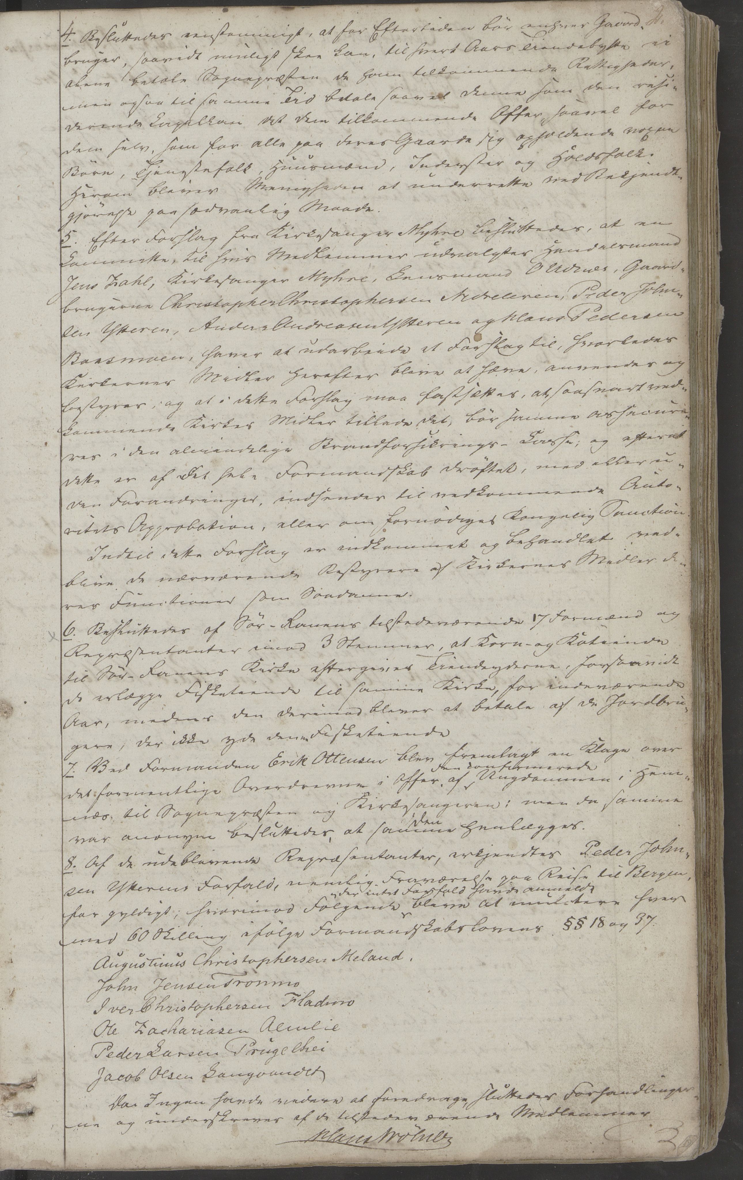 Mo kommune. Formannskapet, AIN/K-18031.150/A/Aa/L0001: Møtebok, 1838-1876