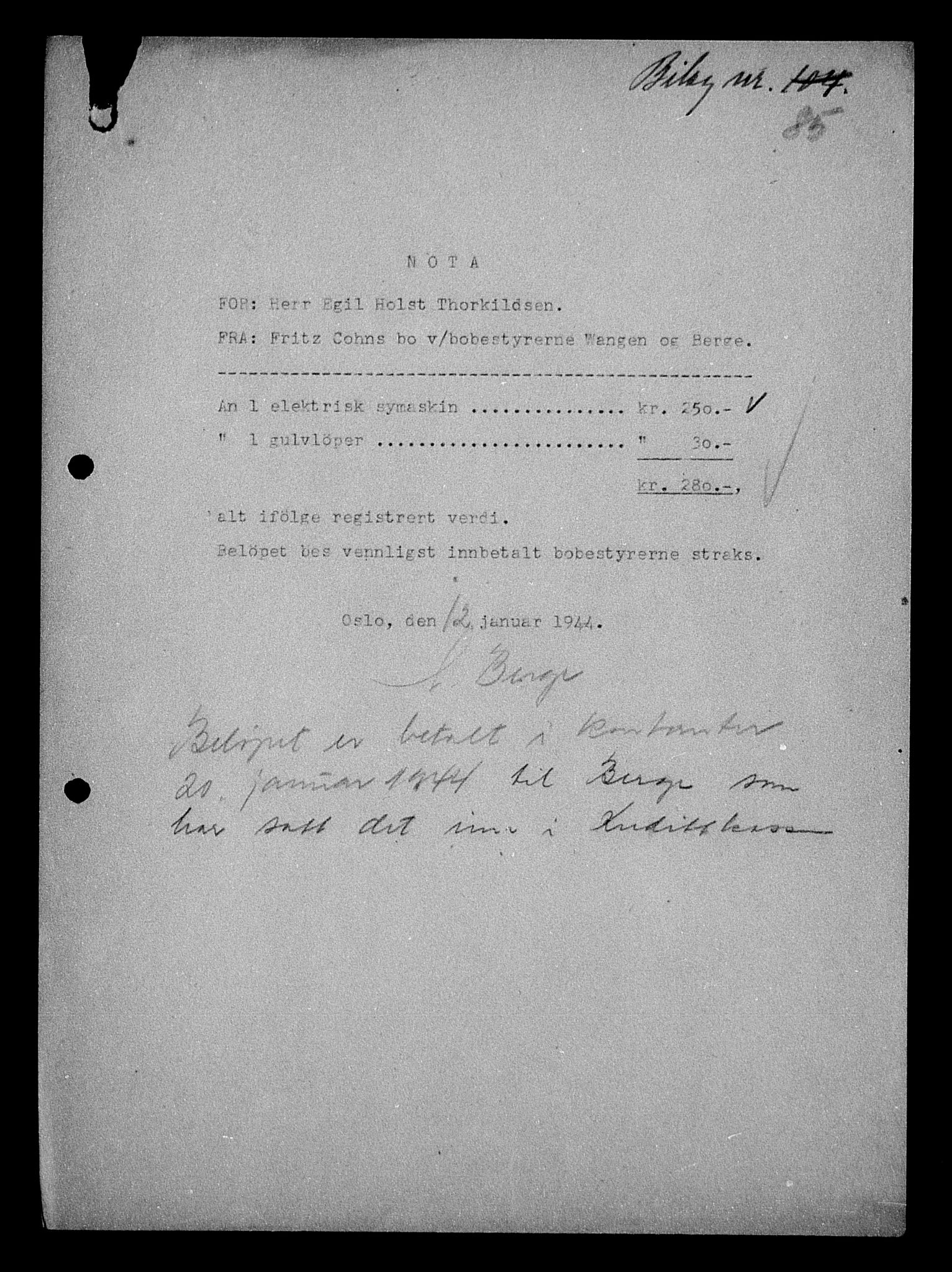 Justisdepartementet, Tilbakeføringskontoret for inndratte formuer, AV/RA-S-1564/H/Hc/Hcc/L0928: --, 1945-1947, p. 406