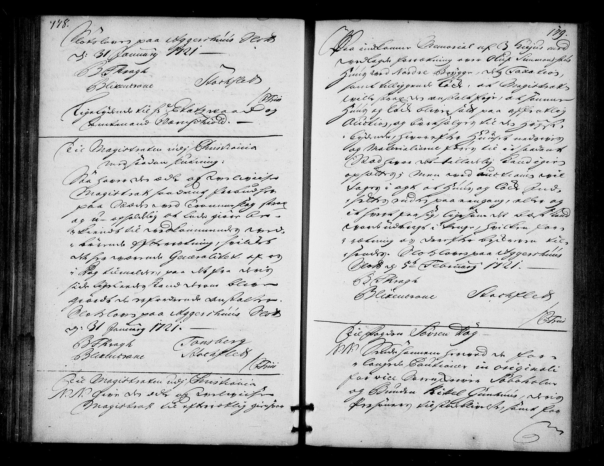 Stattholderembetet 1572-1771, AV/RA-EA-2870/Bd/L0013: Ordreprotokoll, 1720-1722, p. 178-179