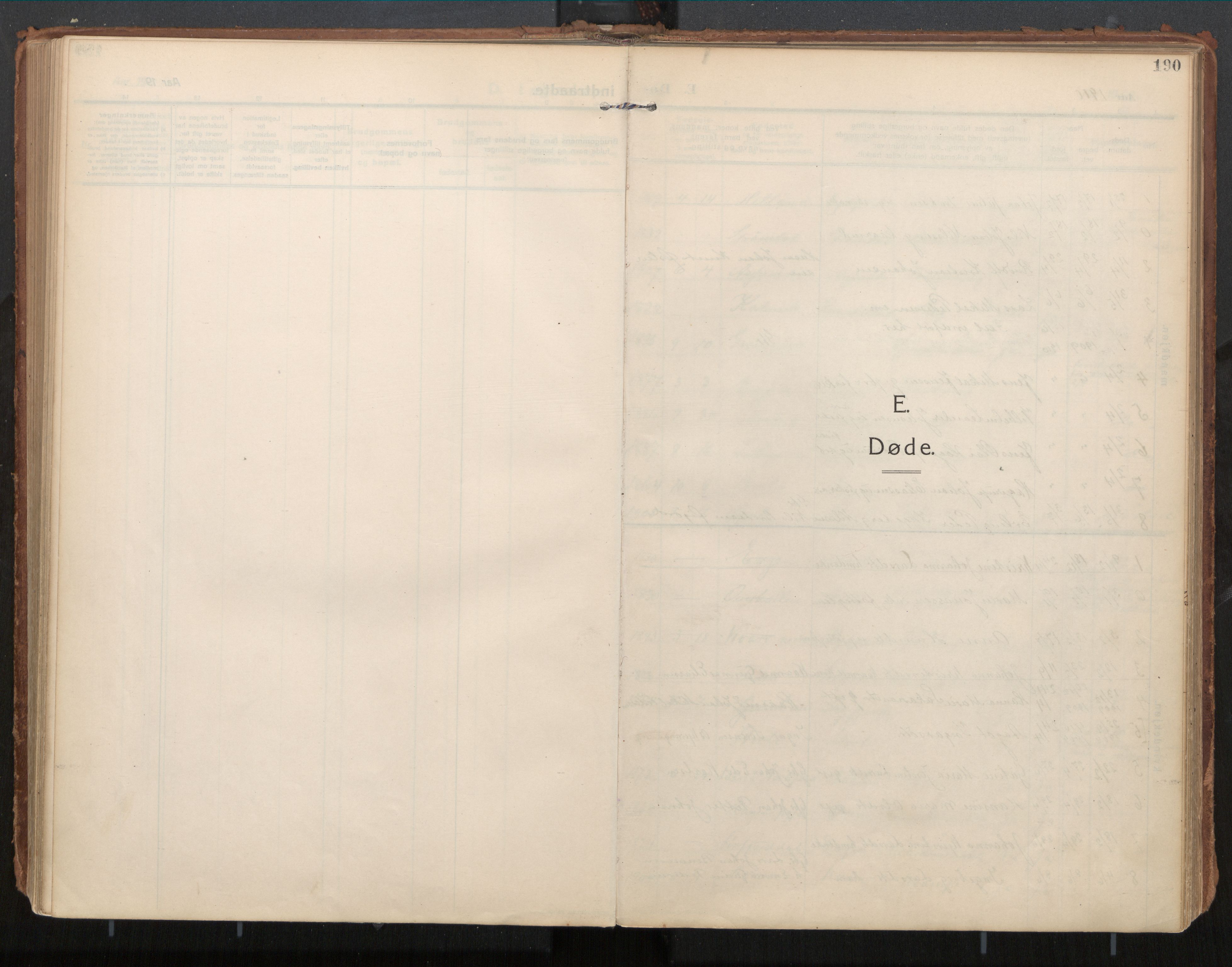 Ministerialprotokoller, klokkerbøker og fødselsregistre - Nordland, SAT/A-1459/854/L0784: Parish register (official) no. 854A07, 1910-1922, p. 190