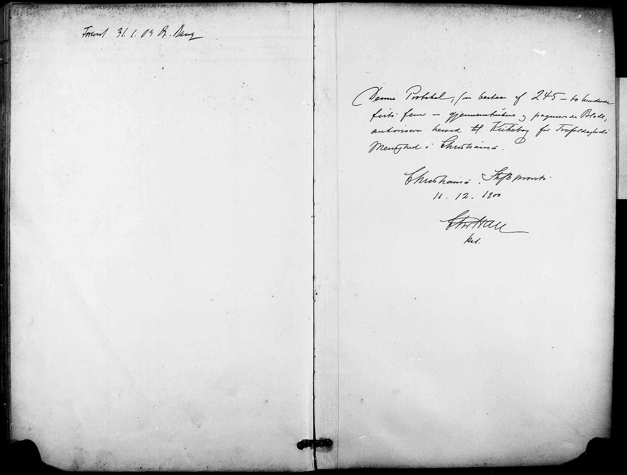 Trefoldighet prestekontor Kirkebøker, AV/SAO-A-10882/F/Fb/L0004: Parish register (official) no. II 4, 1896-1915