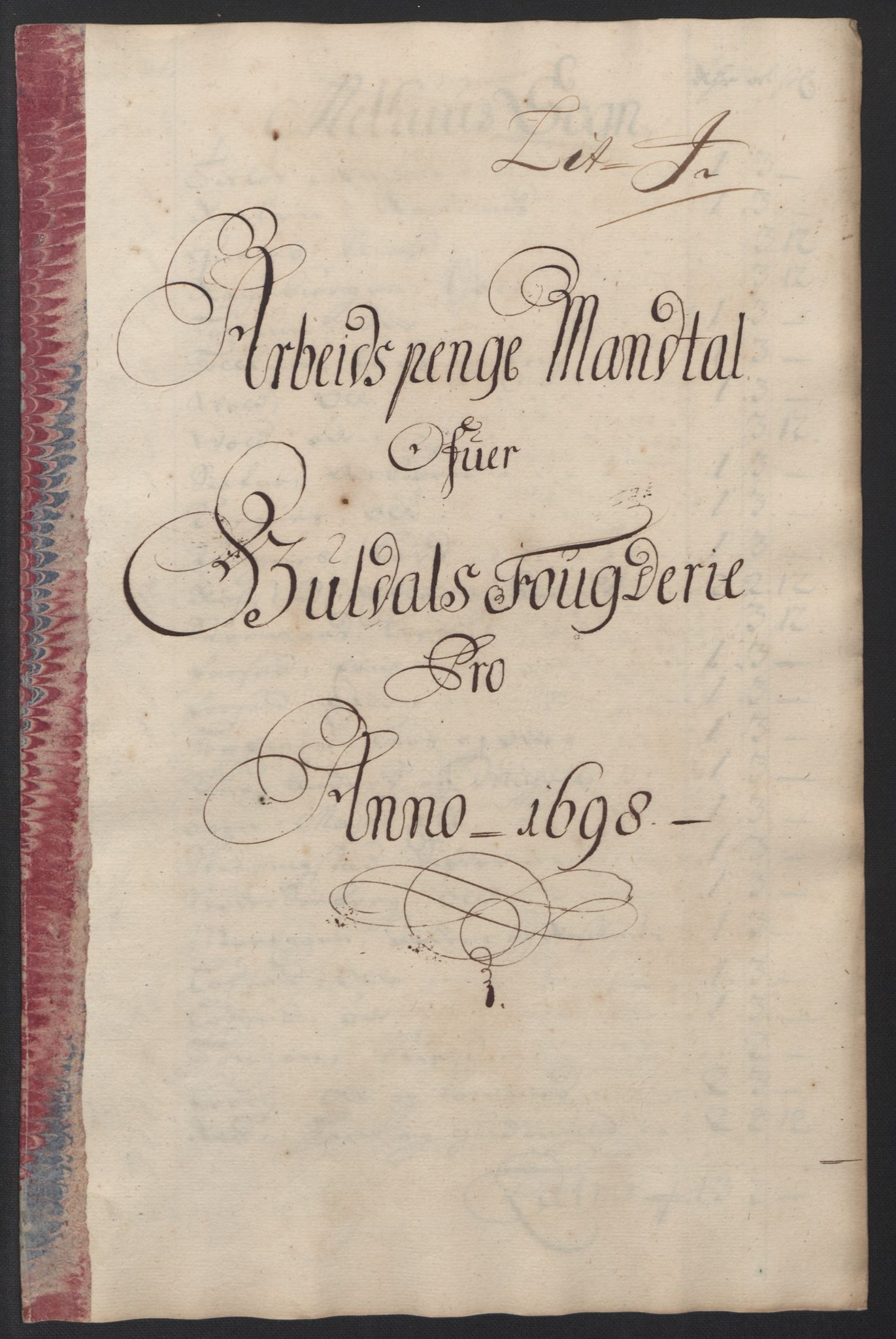 Rentekammeret inntil 1814, Reviderte regnskaper, Fogderegnskap, RA/EA-4092/R60/L3948: Fogderegnskap Orkdal og Gauldal, 1698, p. 367