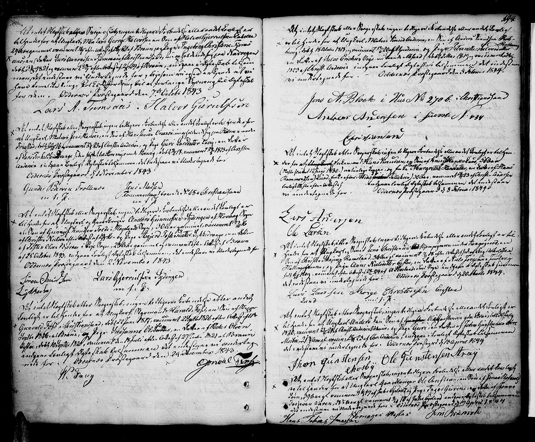 Oddernes sokneprestkontor, AV/SAK-1111-0033/F/Fa/Faa/L0004: Parish register (official) no. A 4, 1764-1820, p. 194