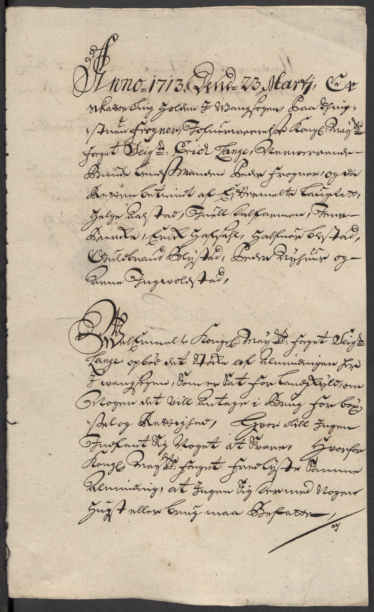 Rentekammeret inntil 1814, Reviderte regnskaper, Fogderegnskap, AV/RA-EA-4092/R16/L1050: Fogderegnskap Hedmark, 1713, p. 450