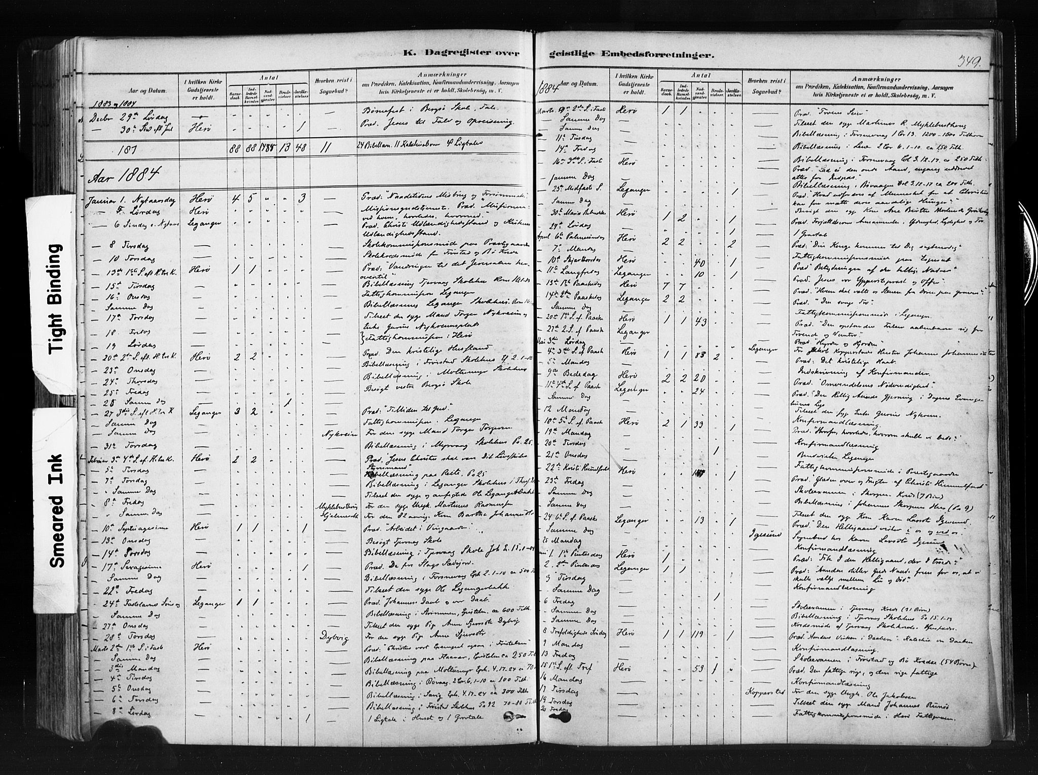 Ministerialprotokoller, klokkerbøker og fødselsregistre - Møre og Romsdal, AV/SAT-A-1454/507/L0073: Parish register (official) no. 507A08, 1878-1904, p. 349