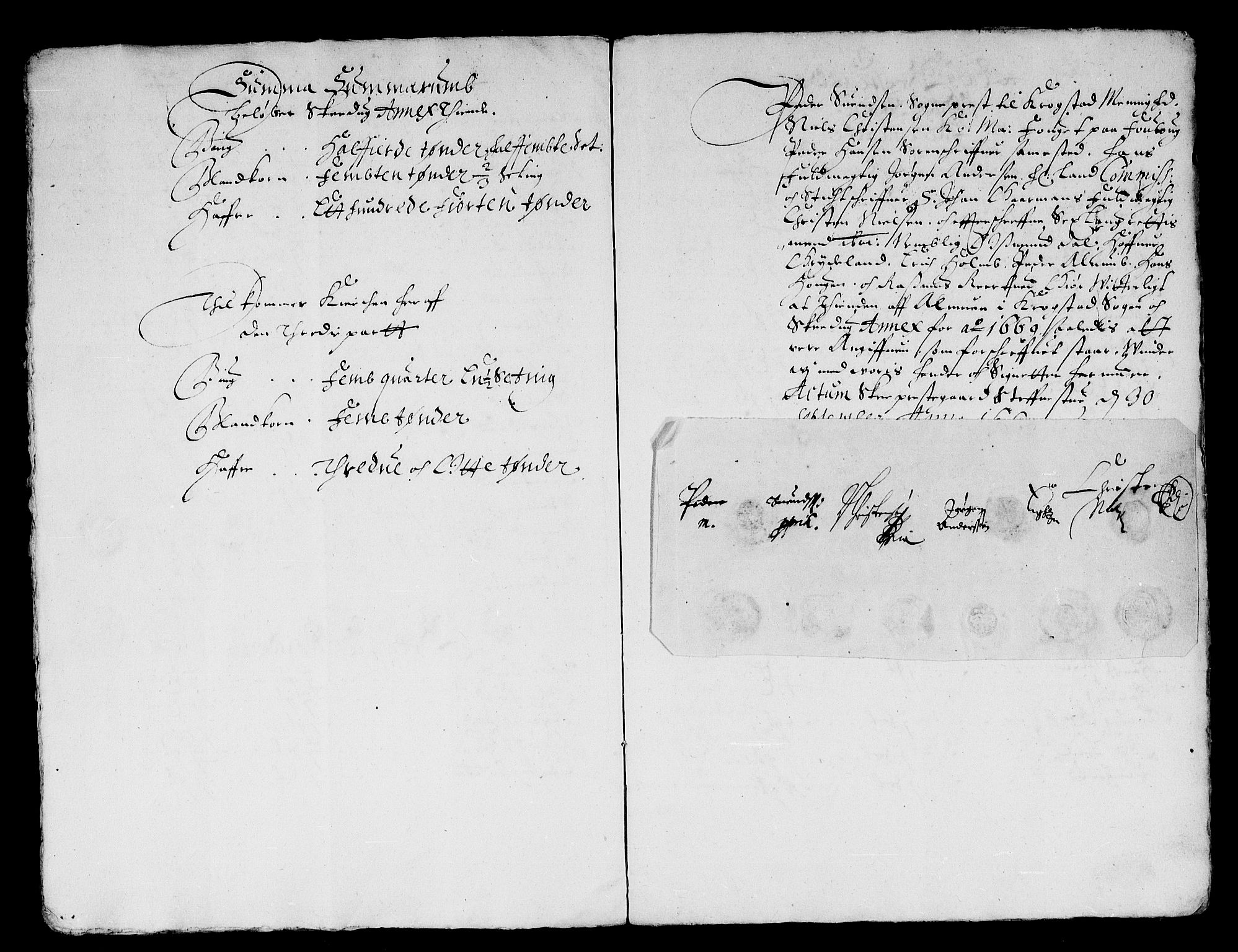 Rentekammeret inntil 1814, Reviderte regnskaper, Stiftamtstueregnskaper, Landkommissariatet på Akershus og Akershus stiftamt, AV/RA-EA-5869/R/Rb/L0057: Akershus stiftamt, 1669
