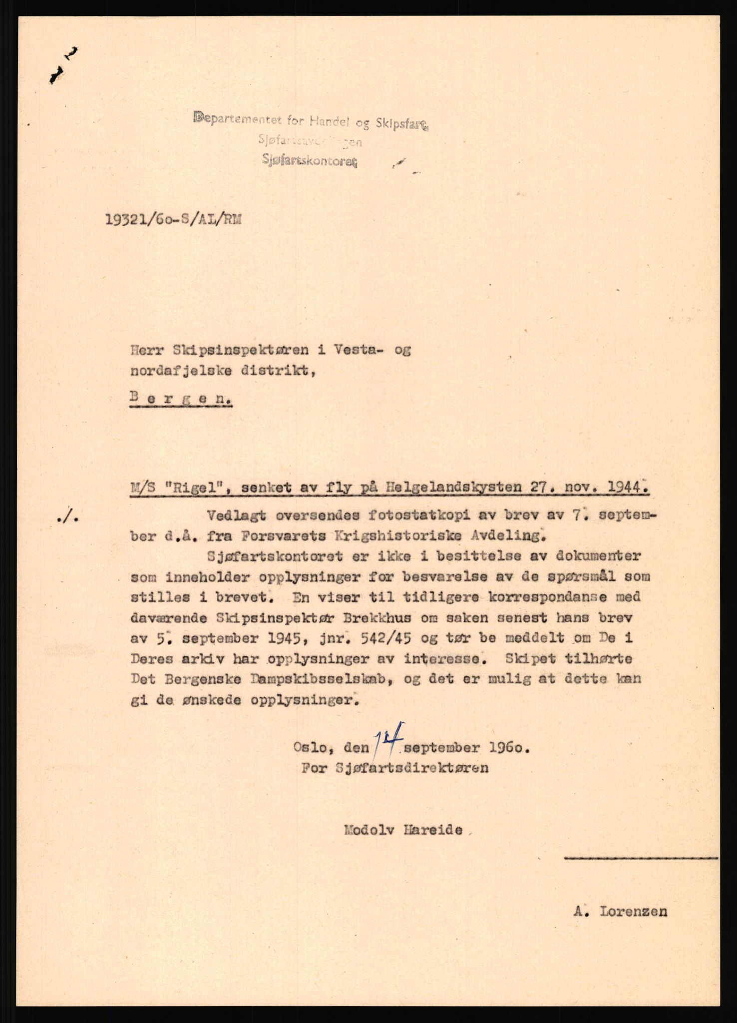 Sjøfartsdirektoratet med forløpere, skipsmapper slettede skip, AV/RA-S-4998/F/Fb/L0072: --, 1949, p. 7