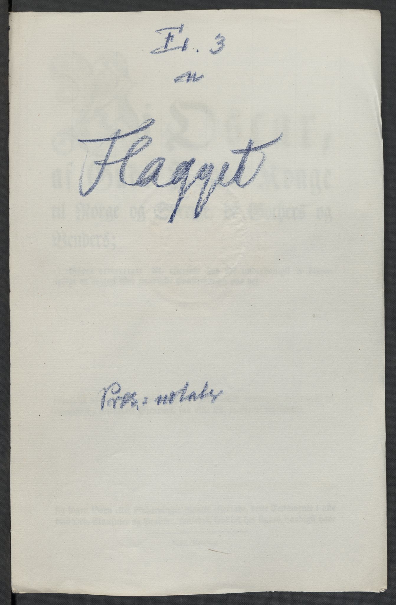 Christie, Wilhelm Frimann Koren, RA/PA-0014/F/L0005: Christies dokumenter fra Stortinget, 1815-1816, p. 272