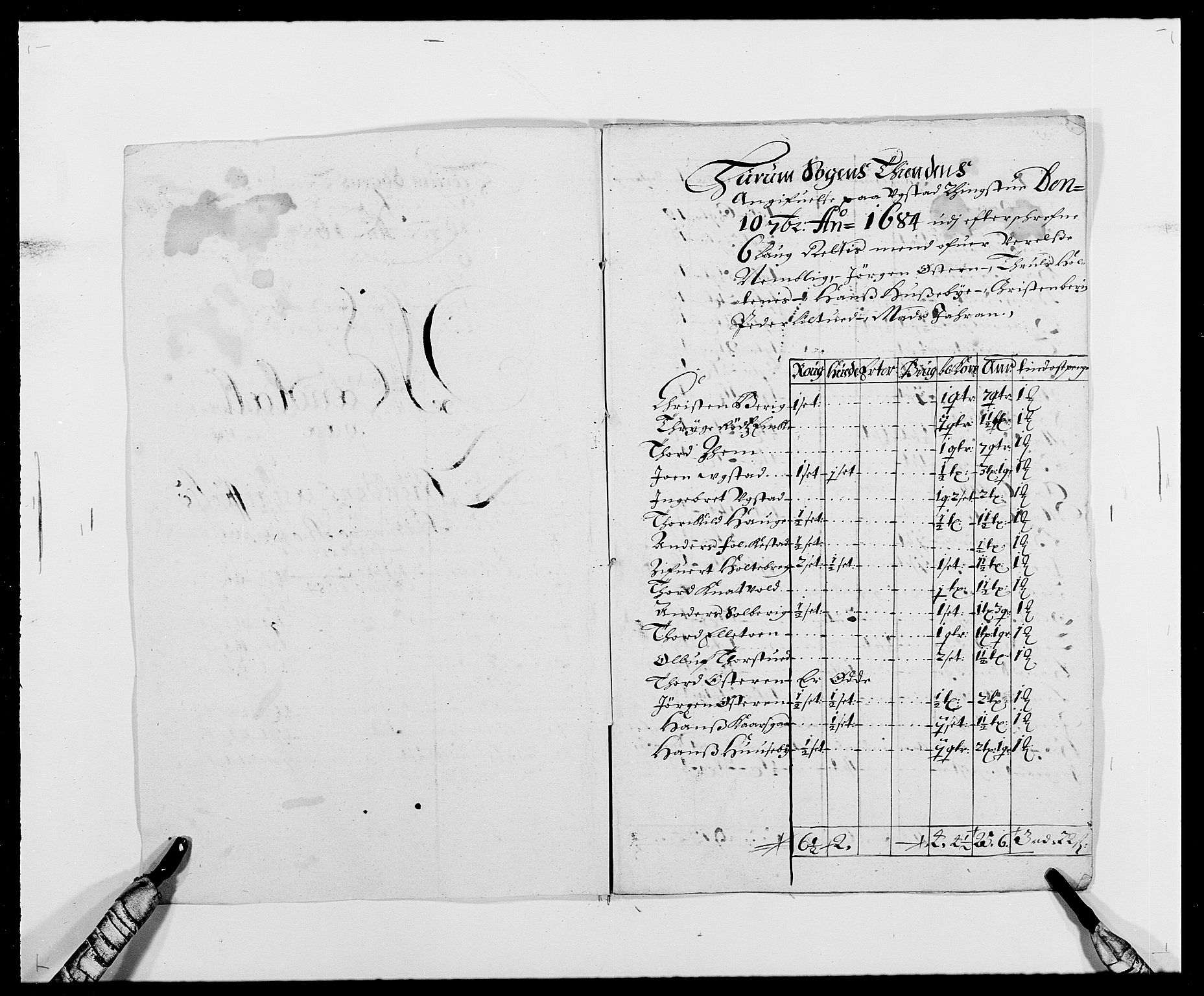 Rentekammeret inntil 1814, Reviderte regnskaper, Fogderegnskap, AV/RA-EA-4092/R29/L1692: Fogderegnskap Hurum og Røyken, 1682-1687, p. 188