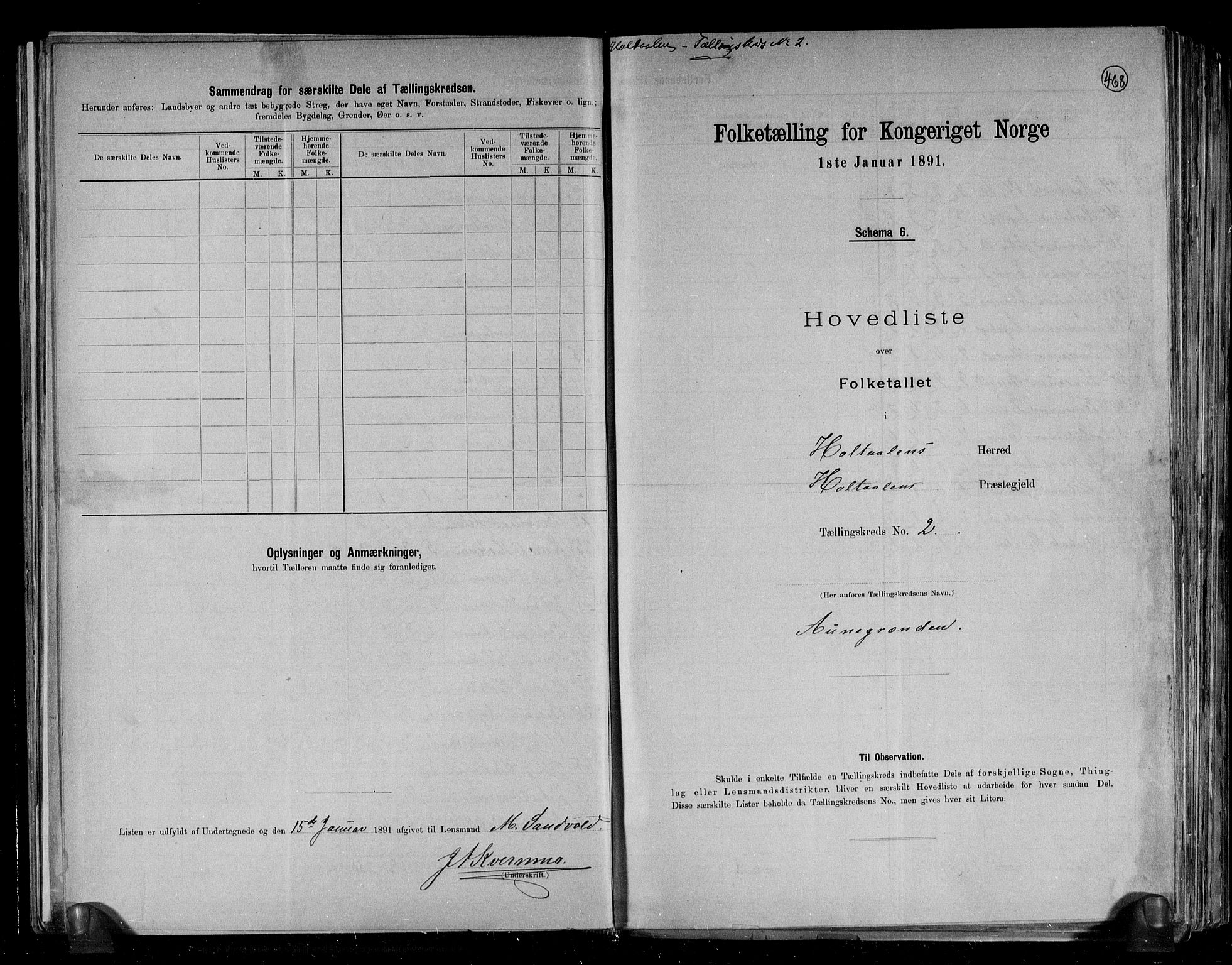 RA, 1891 census for 1645 Haltdalen, 1891, p. 10