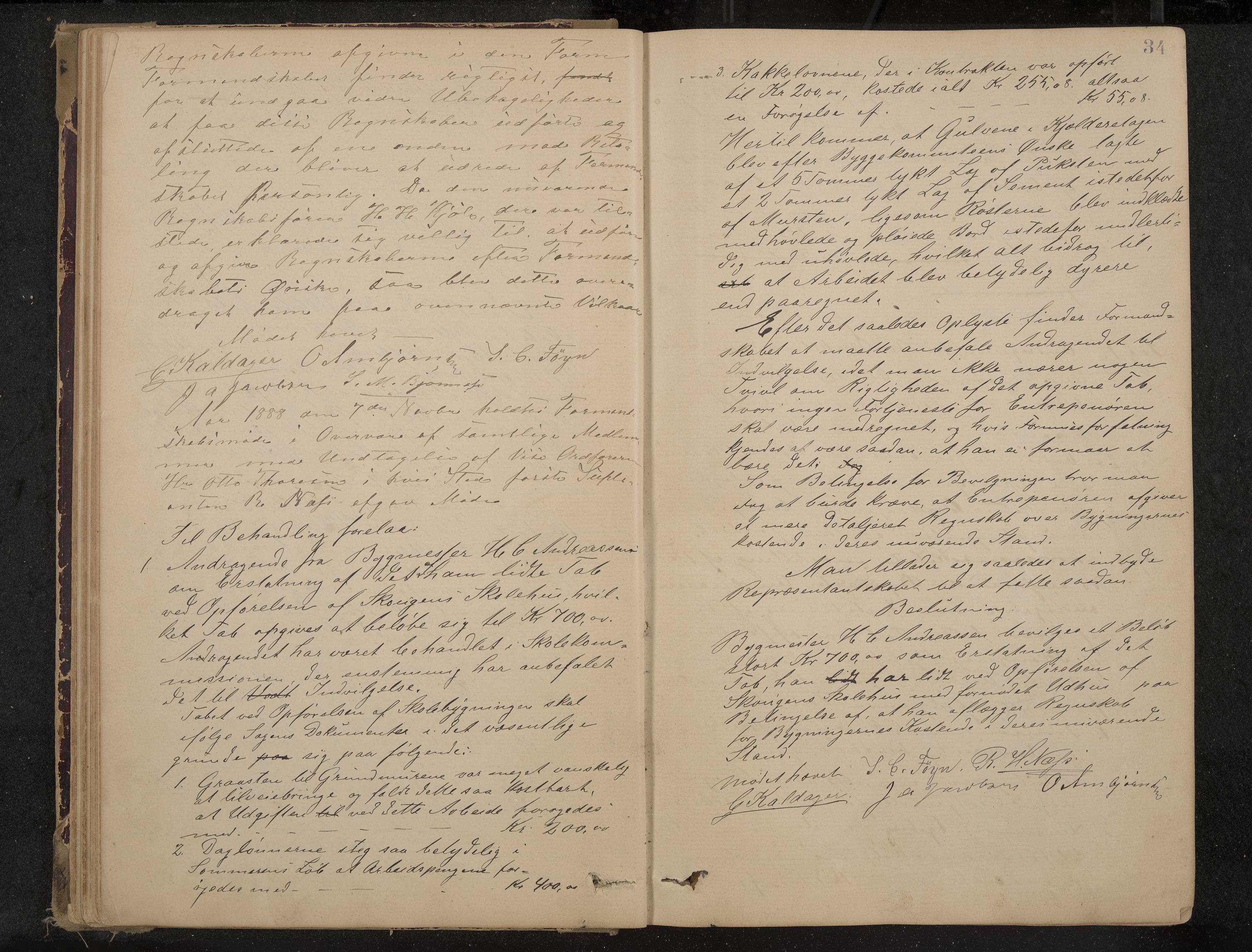 Nøtterøy formannskap og sentraladministrasjon, IKAK/0722021-1/A/Aa/L0004: Møtebok, 1887-1896, p. 34