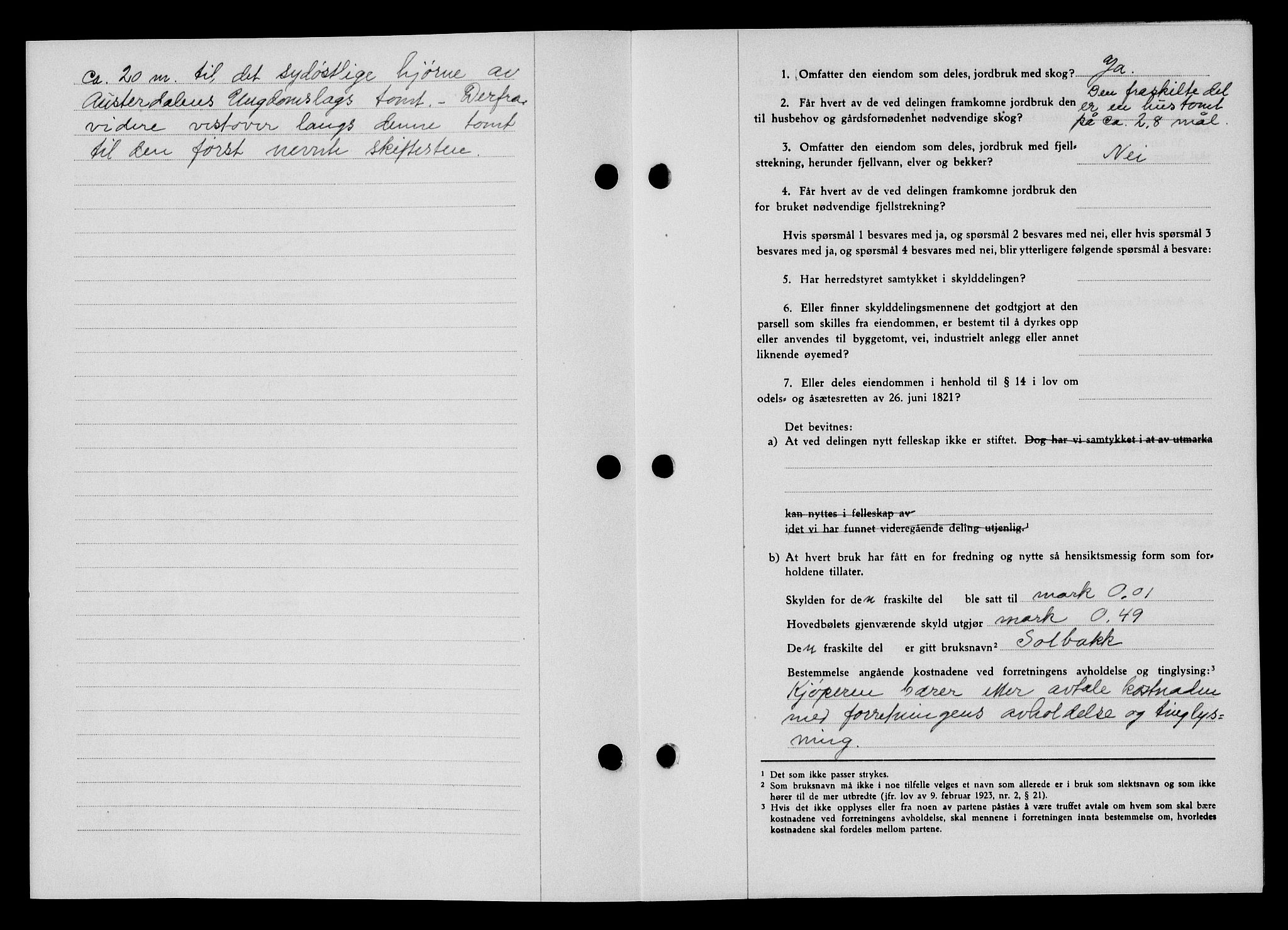 Flekkefjord sorenskriveri, AV/SAK-1221-0001/G/Gb/Gba/L0062: Mortgage book no. A-10, 1947-1947, Diary no: : 516/1947