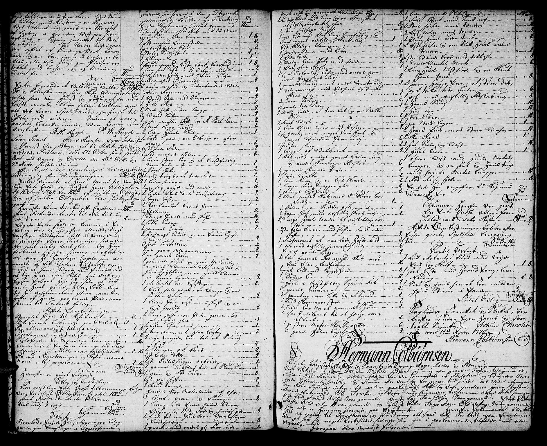 Aker sorenskriveri, AV/SAO-A-10895/H/Hb/L0013a: Skifteprotokoll, 1770-1780, p. 16b-17a