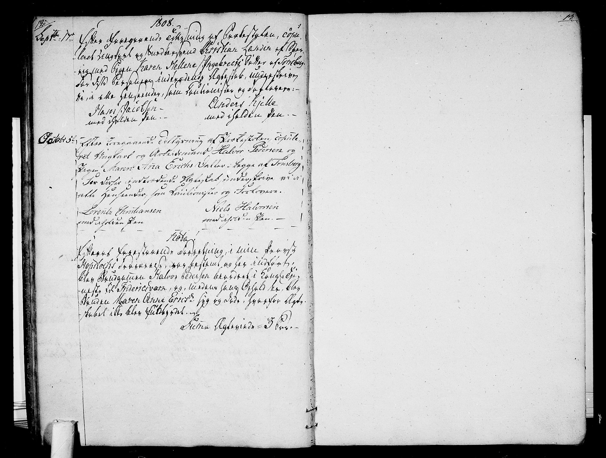 Tønsberg kirkebøker, AV/SAKO-A-330/F/Fb/L0002: Parish register (official) no. II 2, 1797-1809, p. 12-13