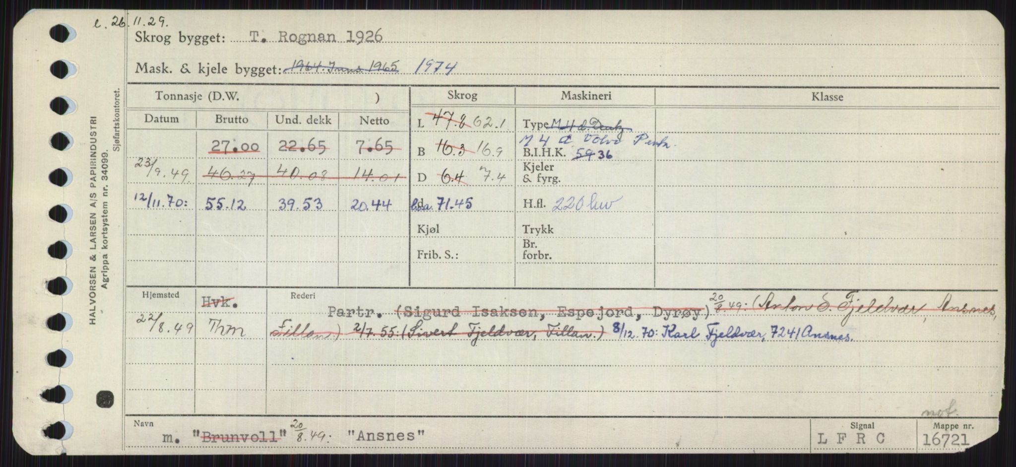 Sjøfartsdirektoratet med forløpere, Skipsmålingen, RA/S-1627/H/Ha/L0001/0001: Fartøy, A-Eig / Fartøy A-Bjøn, p. 323