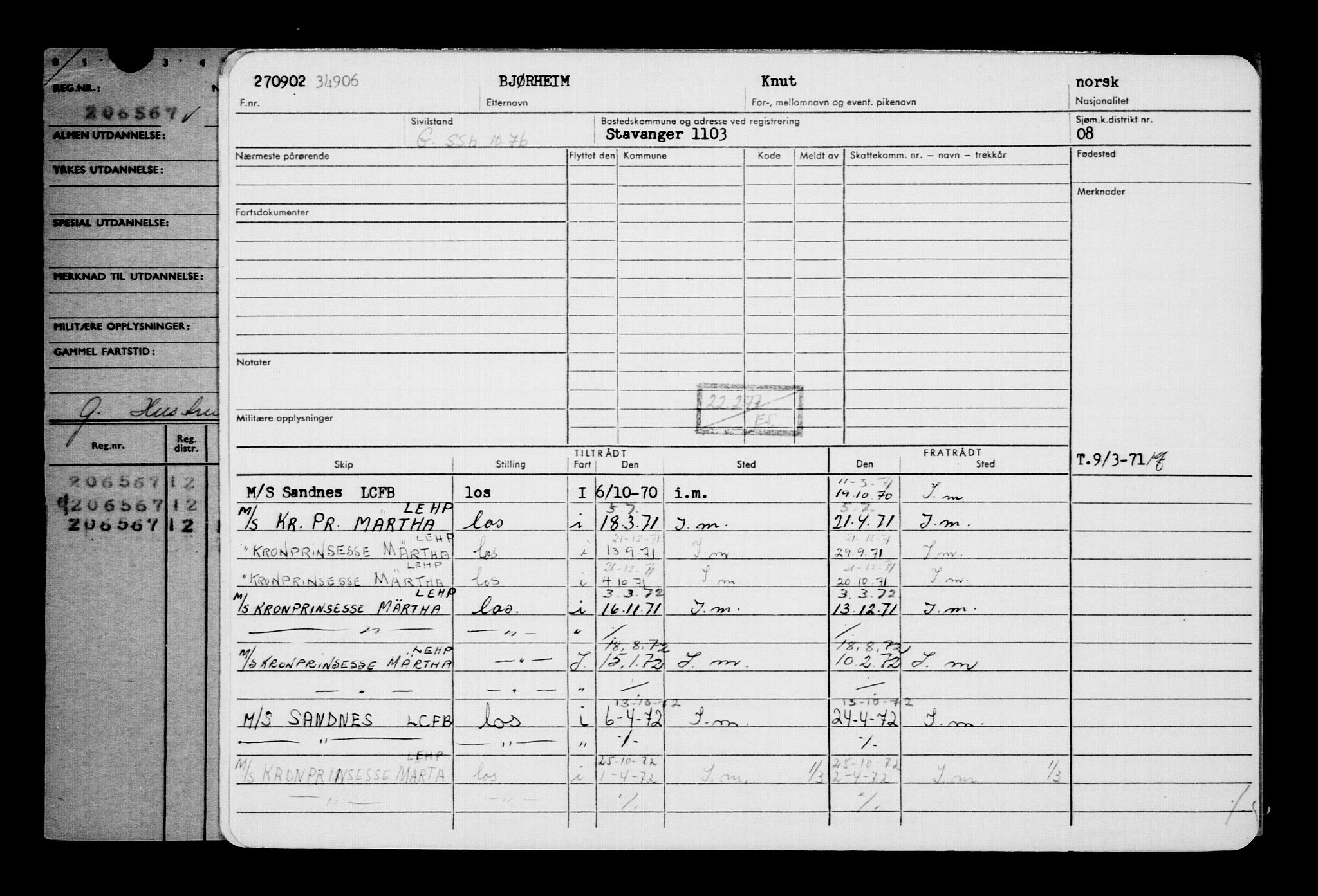 Direktoratet for sjømenn, AV/RA-S-3545/G/Gb/L0046: Hovedkort, 1902, p. 254