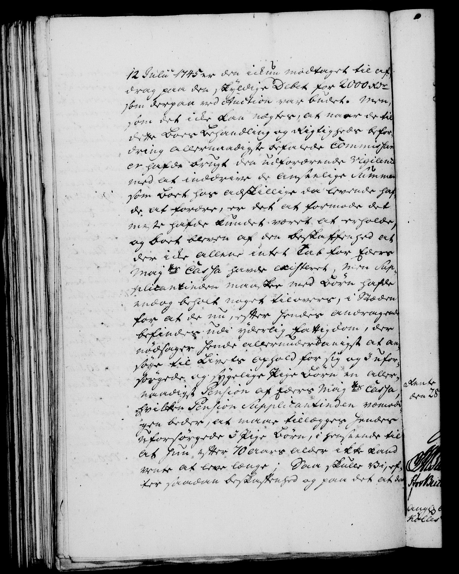 Rentekammeret, Kammerkanselliet, RA/EA-3111/G/Gf/Gfa/L0045: Norsk relasjons- og resolusjonsprotokoll (merket RK 52.45), 1763, p. 482